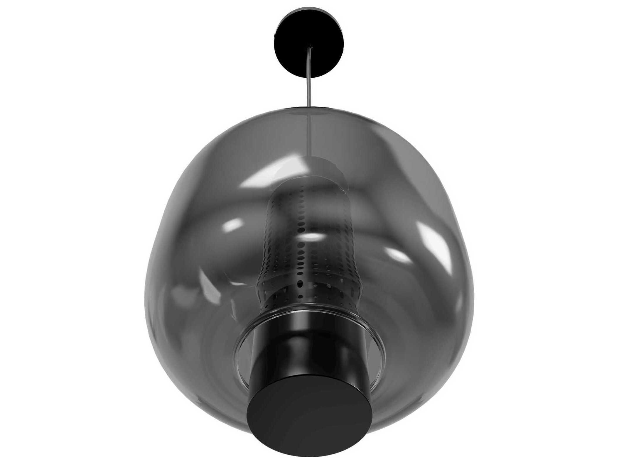 Avenue Lighting Cosmopolitan 1-Light Gun Metal Gunmetal Mini Pendant