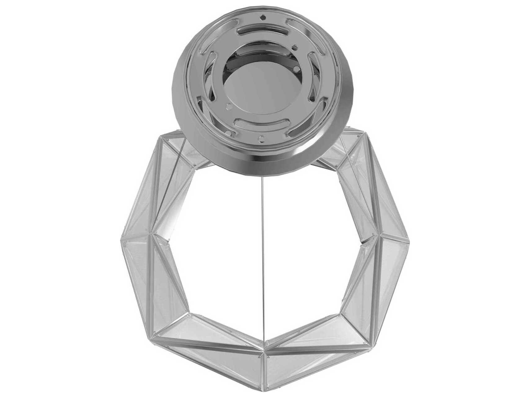 Avenue Lighting Seoul Chrome Geometric Pendant