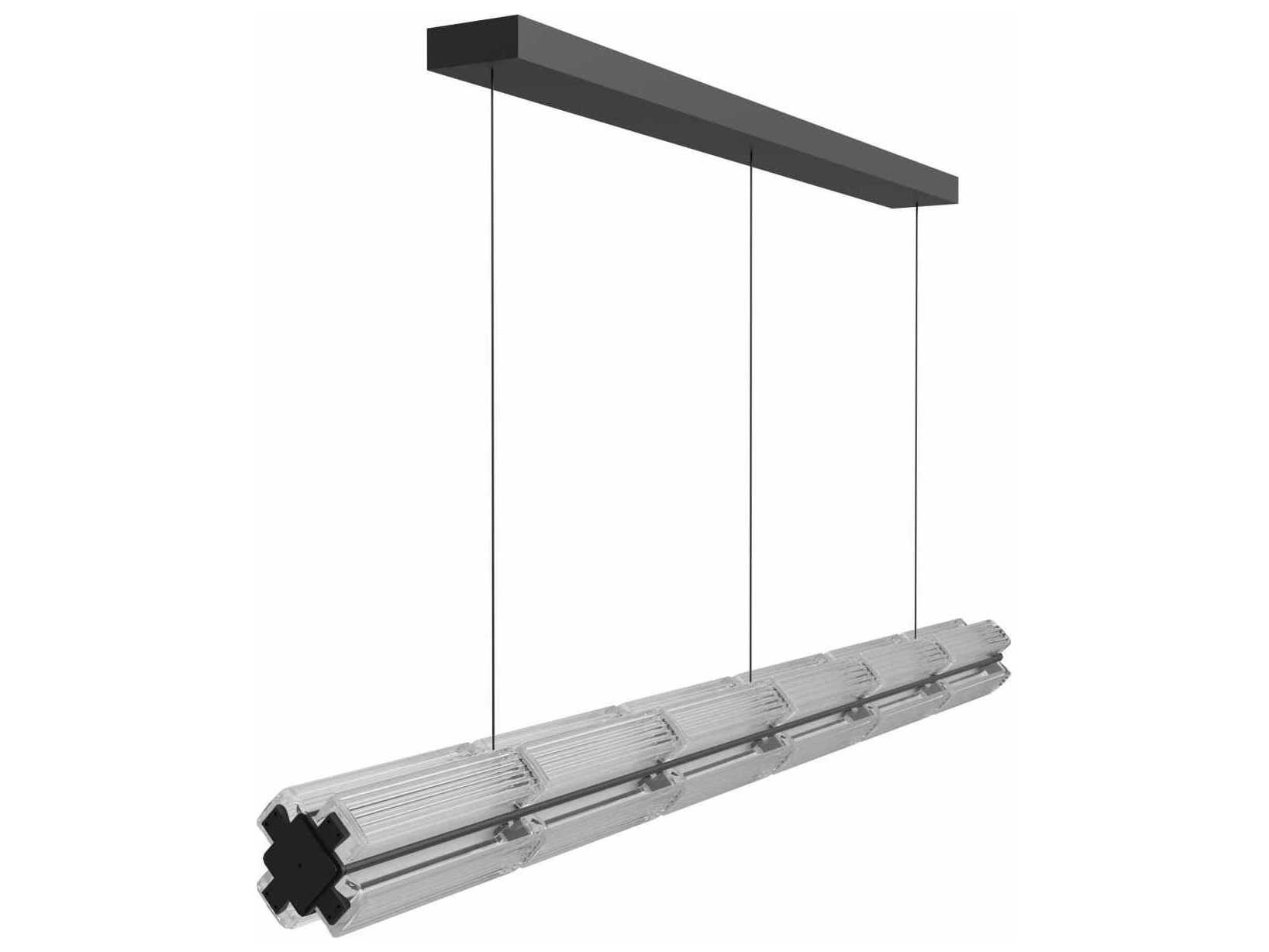 Avenue Lighting Fremont Black Linear Island Pendant
