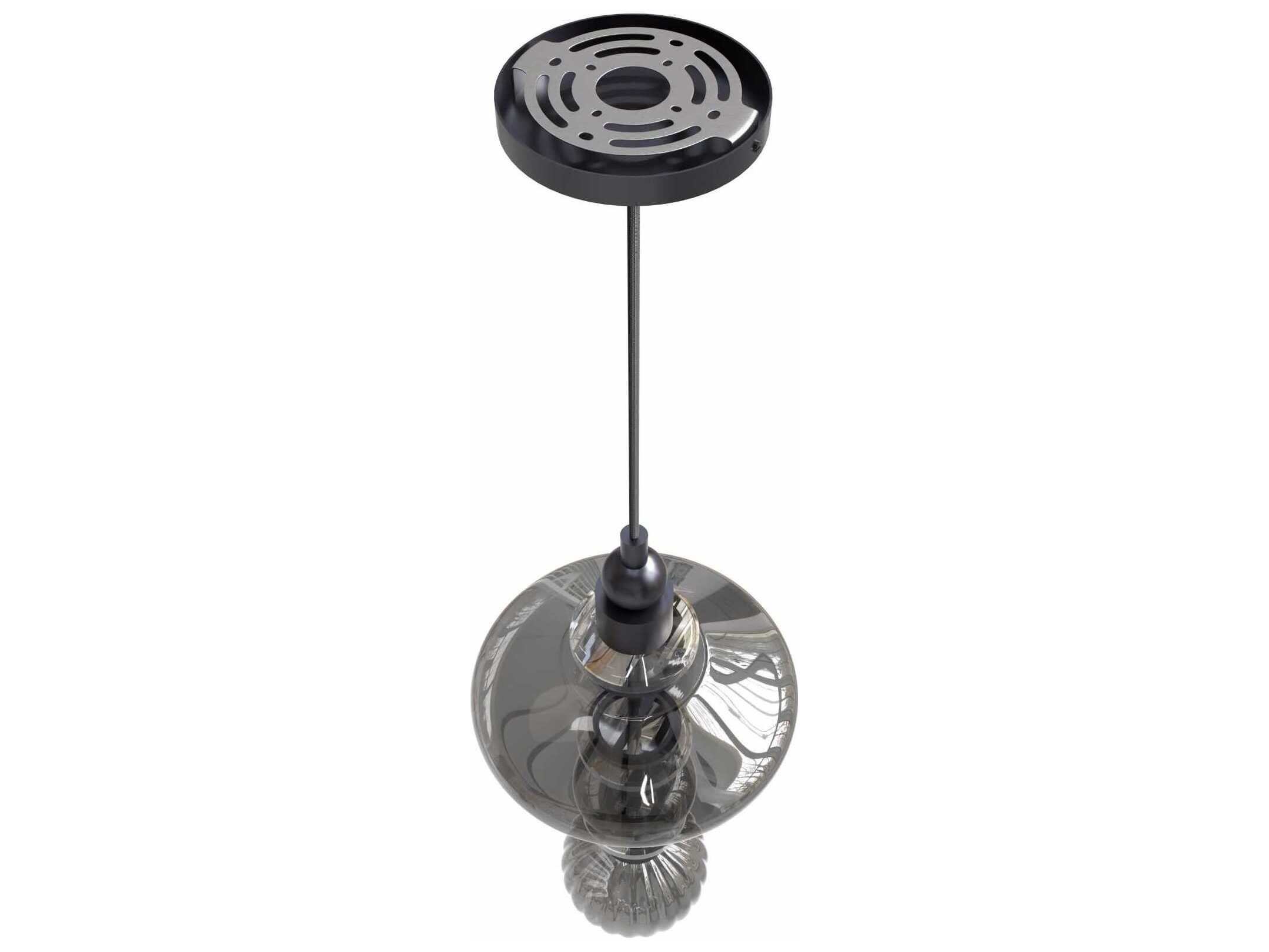 Avenue Lighting Avra 3-Light Black Geometric Mini Pendant