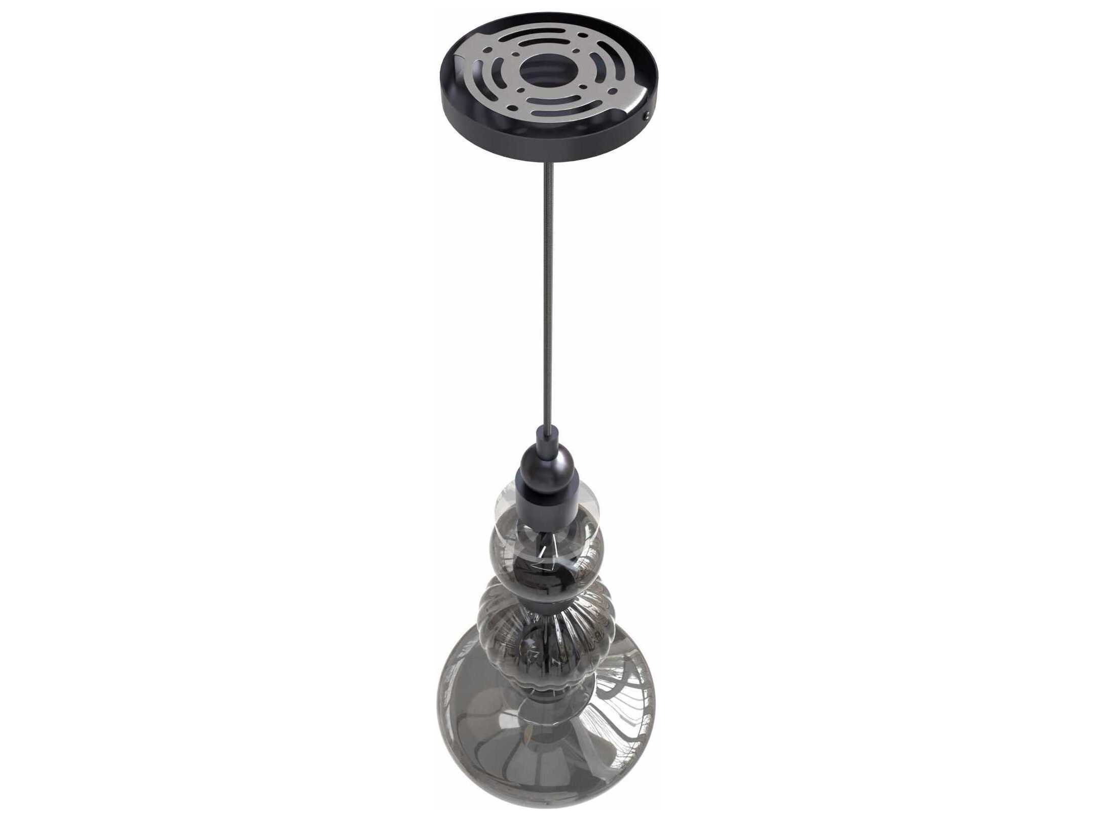 Avenue Lighting Avra 3-Light Black Geometric Mini Pendant