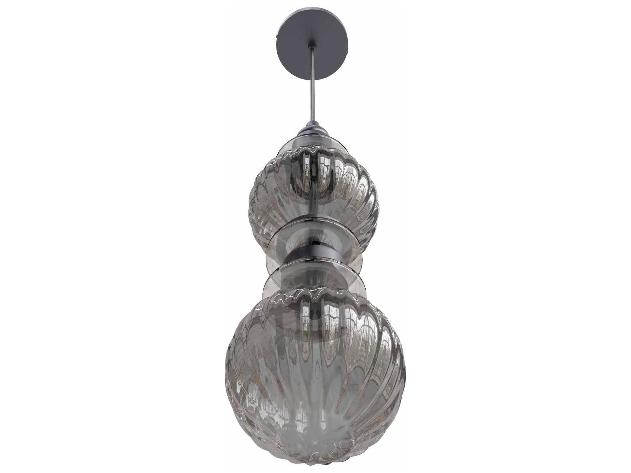 Avenue Lighting Avra 2-Light Black Geometric Mini Pendant