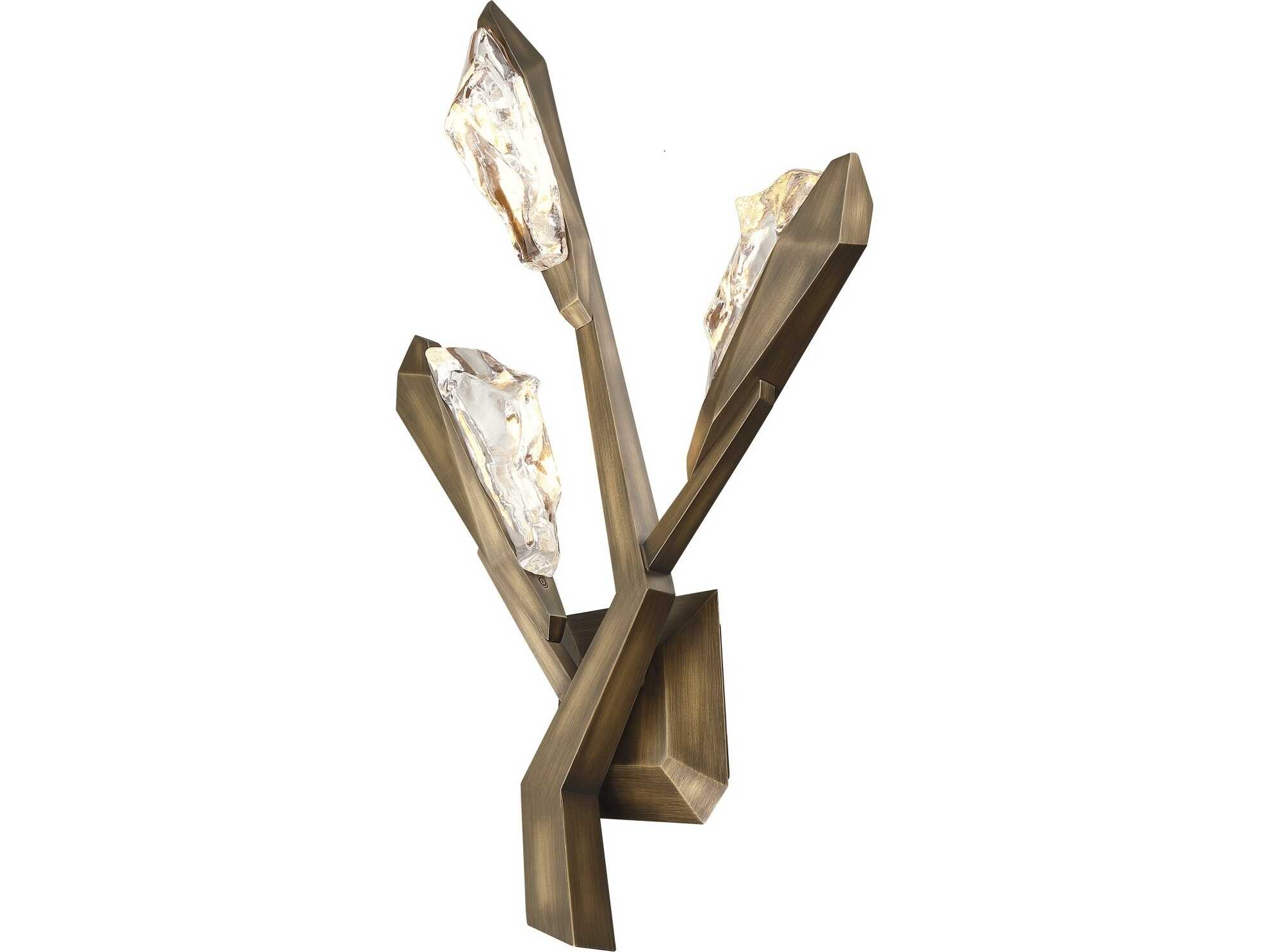 Avenue Lighting Geneva 3-Light Rusted Gold Wall Sconce