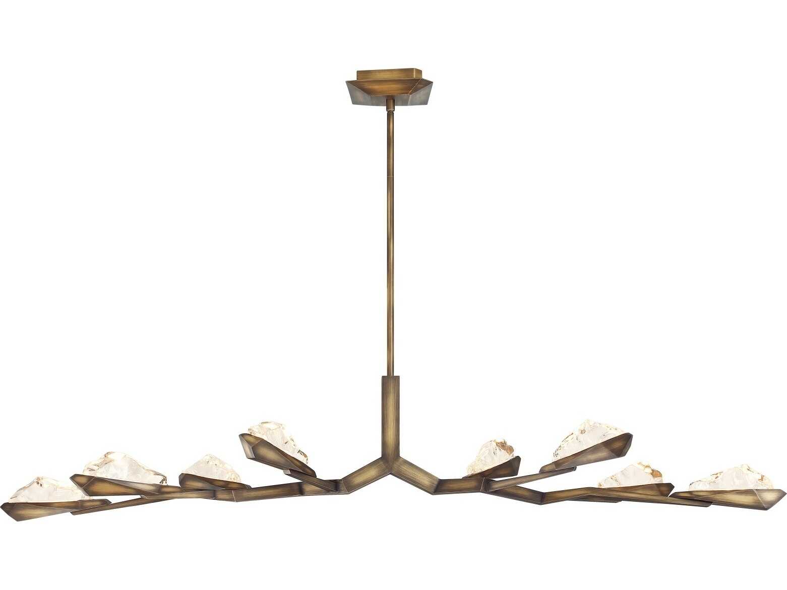 Avenue Lighting Geneva 8-Light Rusted Gold Island Pendant
