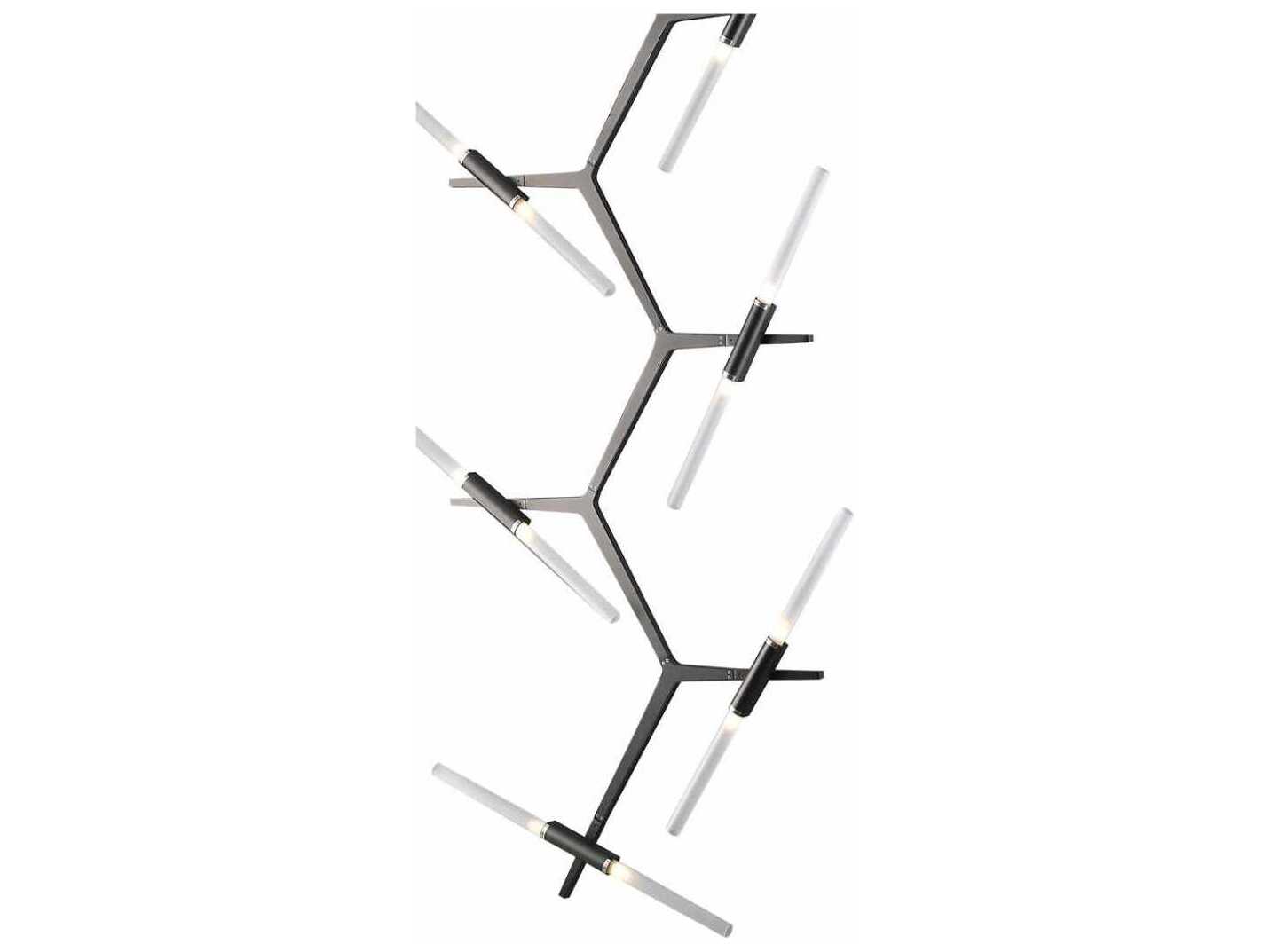 Avenue Lighting San Vicente Blvd 20-Light Dark Bronze Linear Pendant