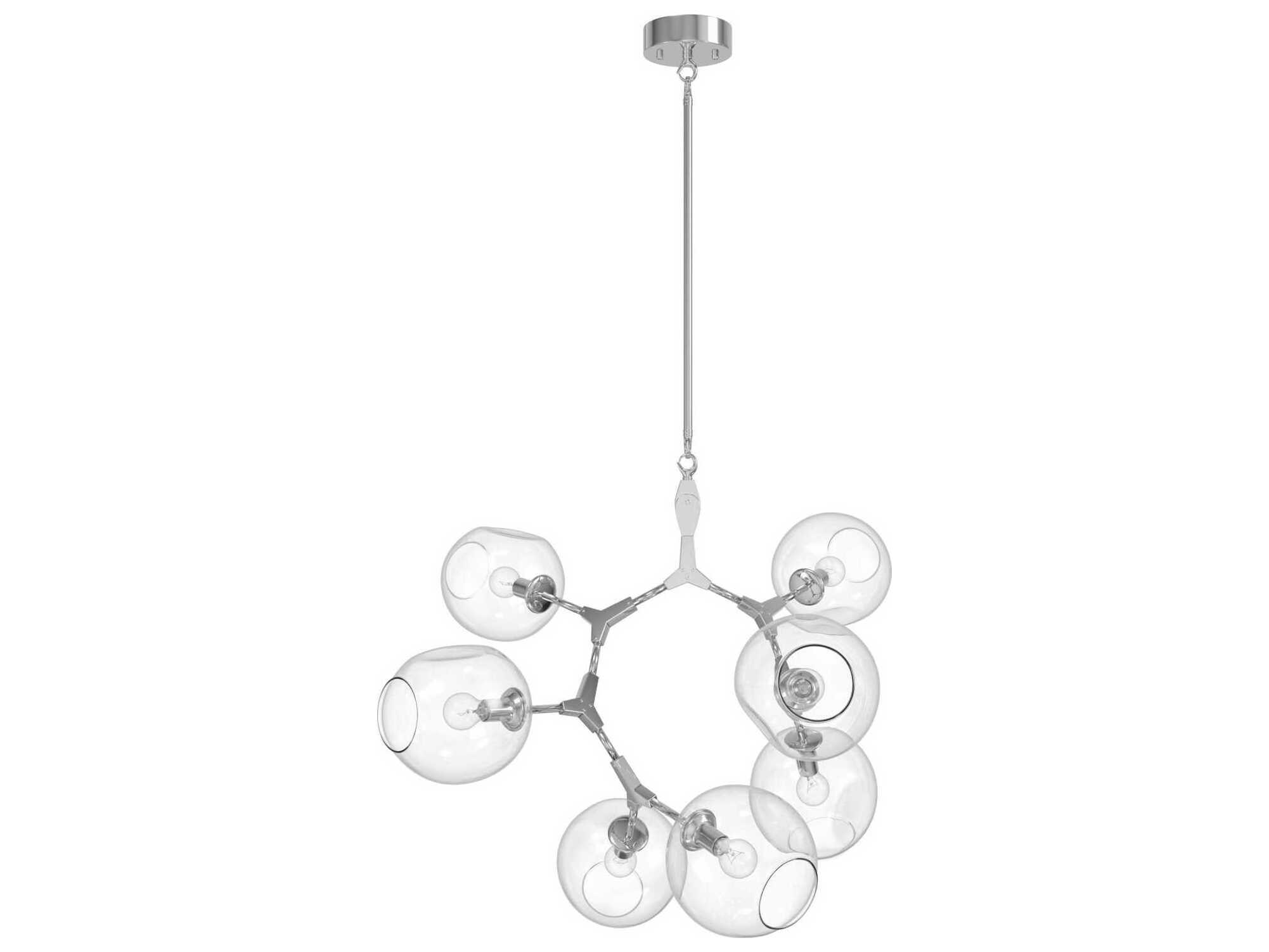 Avenue Lighting Fairfax Ave 7-Light Matte Chrome Chandelier