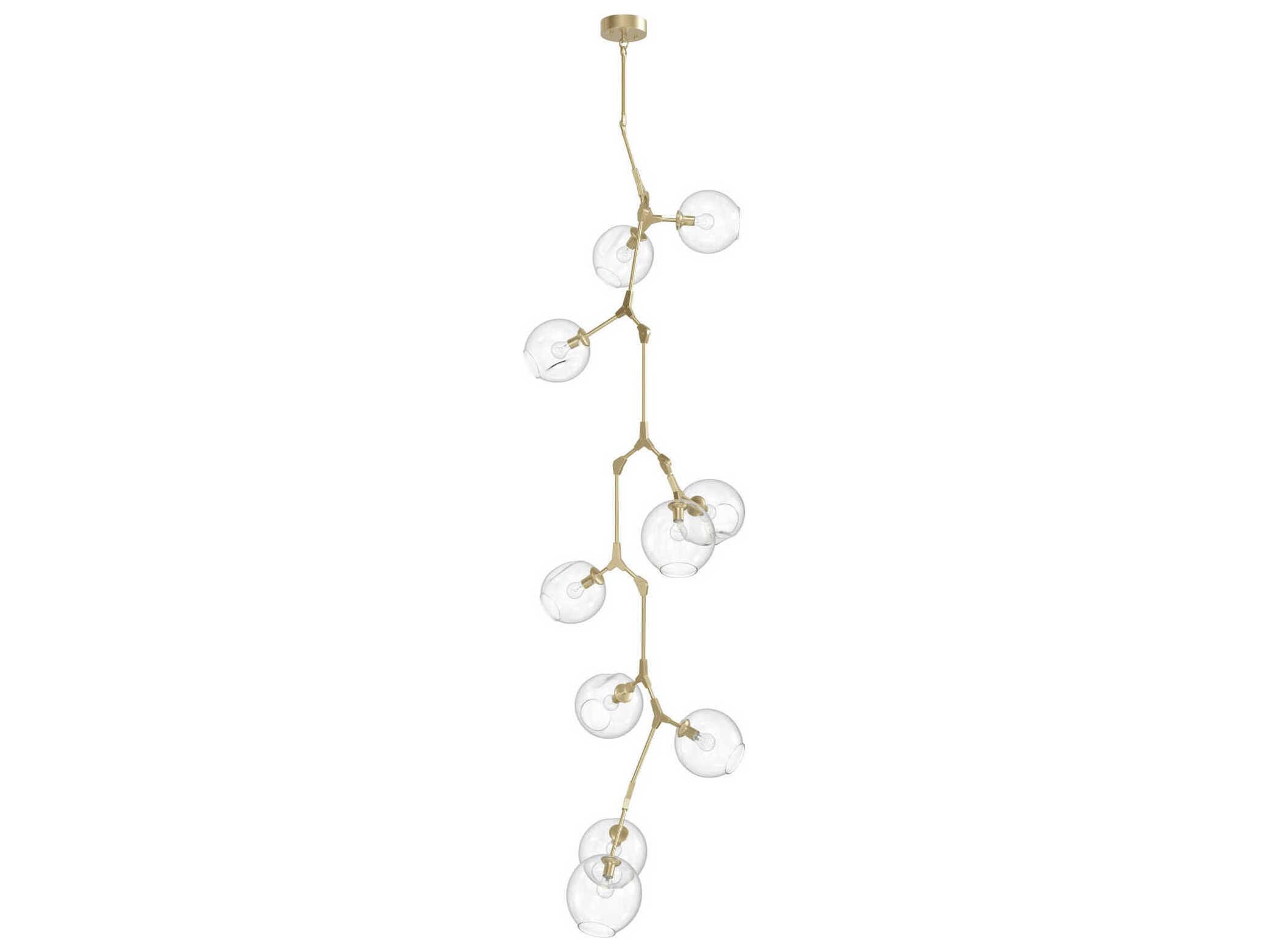 Avenue Lighting Fairfax Ave 10-Light Brushed Brass Chandelier