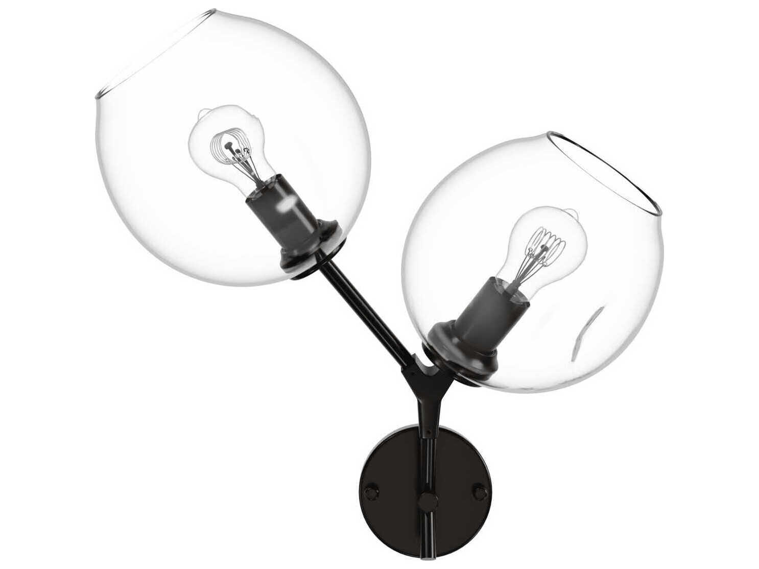 Avenue Lighting Fairfax Ave 2-Light Dark Bronze Wall Sconce