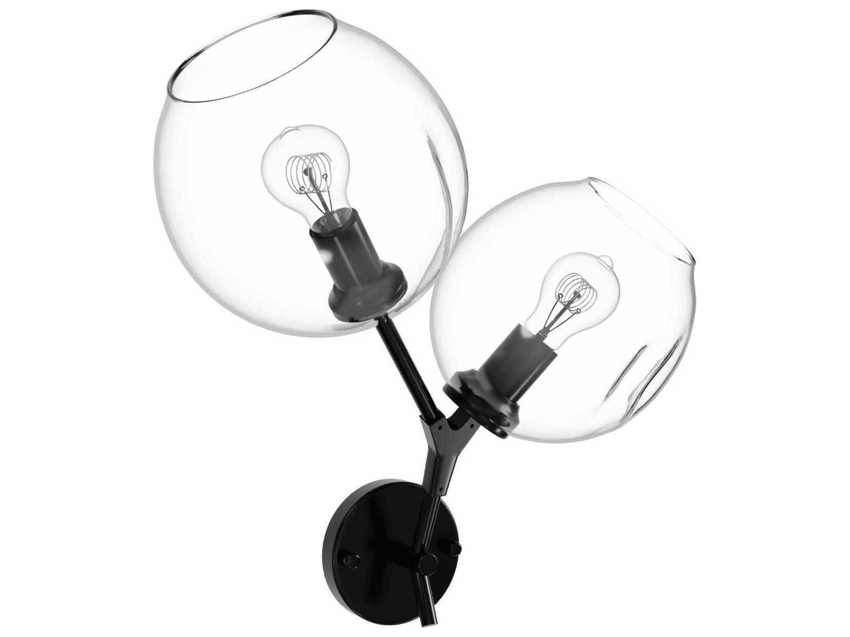 Avenue Lighting Fairfax Ave 2-Light Dark Bronze Wall Sconce