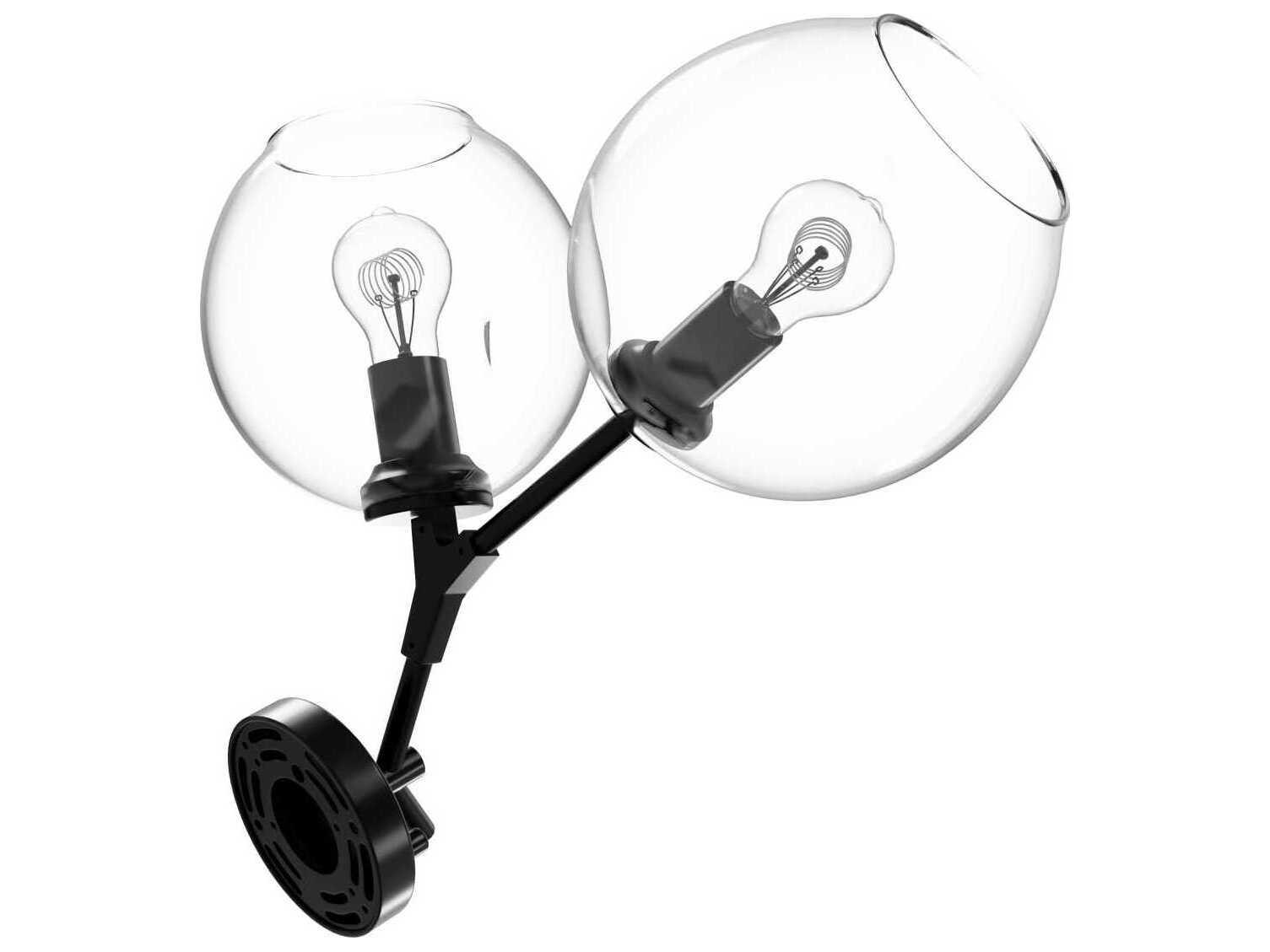 Avenue Lighting Fairfax Ave 2-Light Dark Bronze Wall Sconce