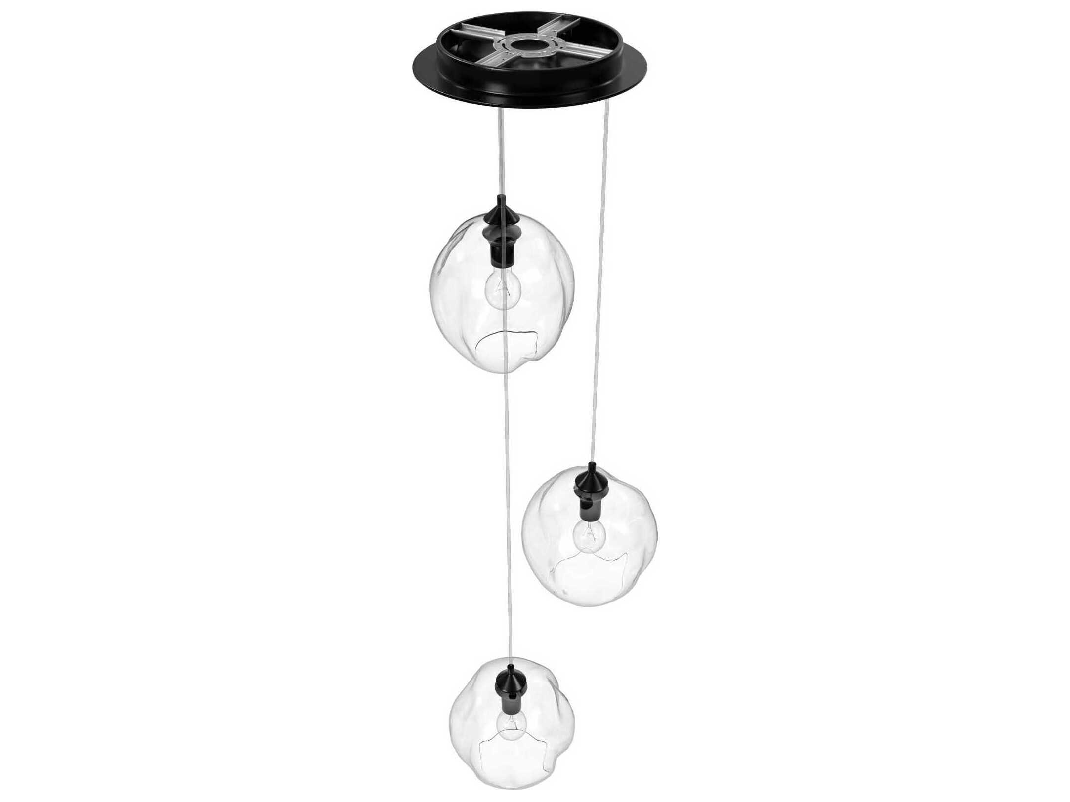 Avenue Lighting Sonoma Ave 3-Light Dark Bronze Pendant