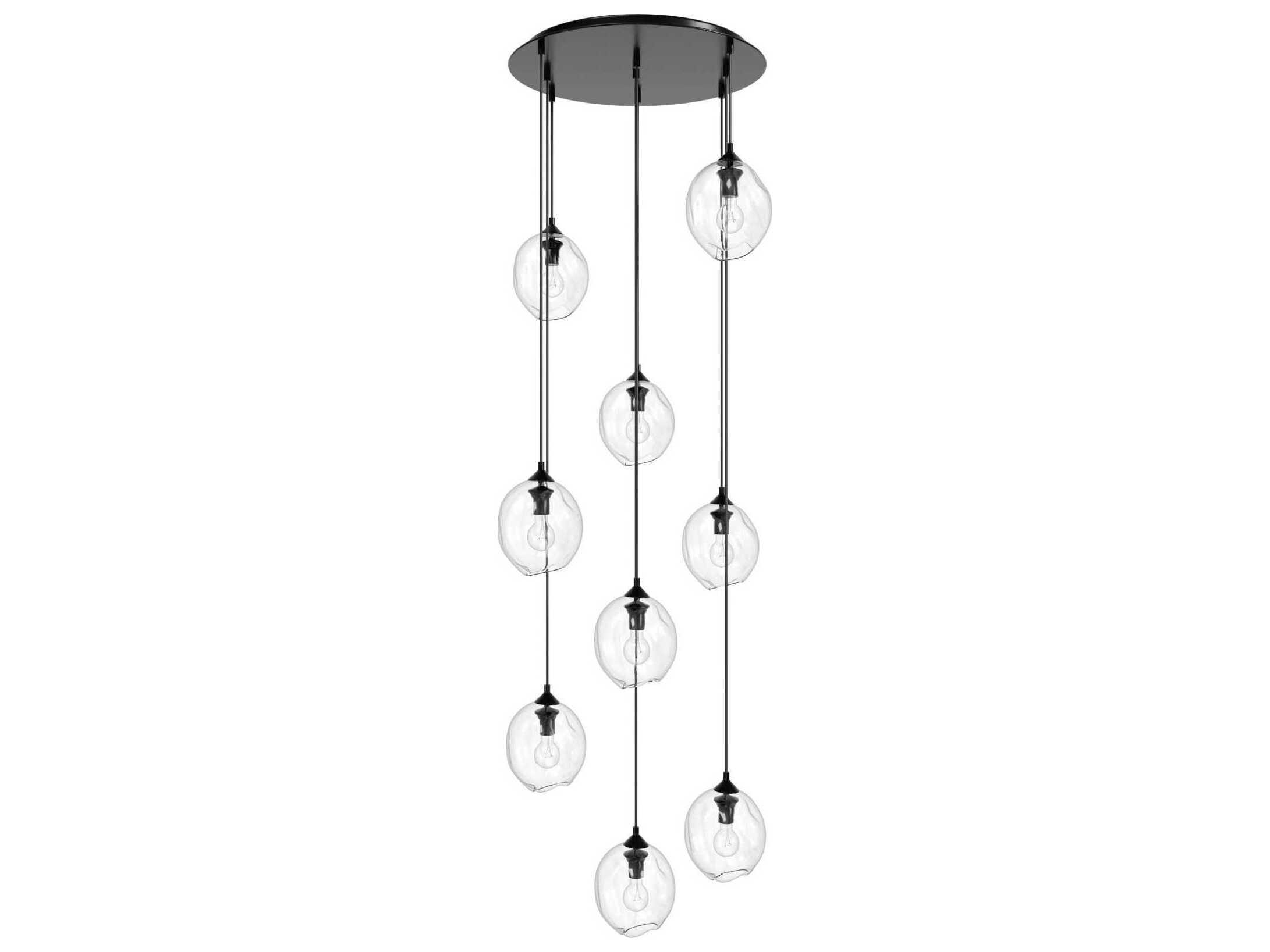 Avenue Lighting Sonoma Ave 9-Light Dark Bronze Pendant