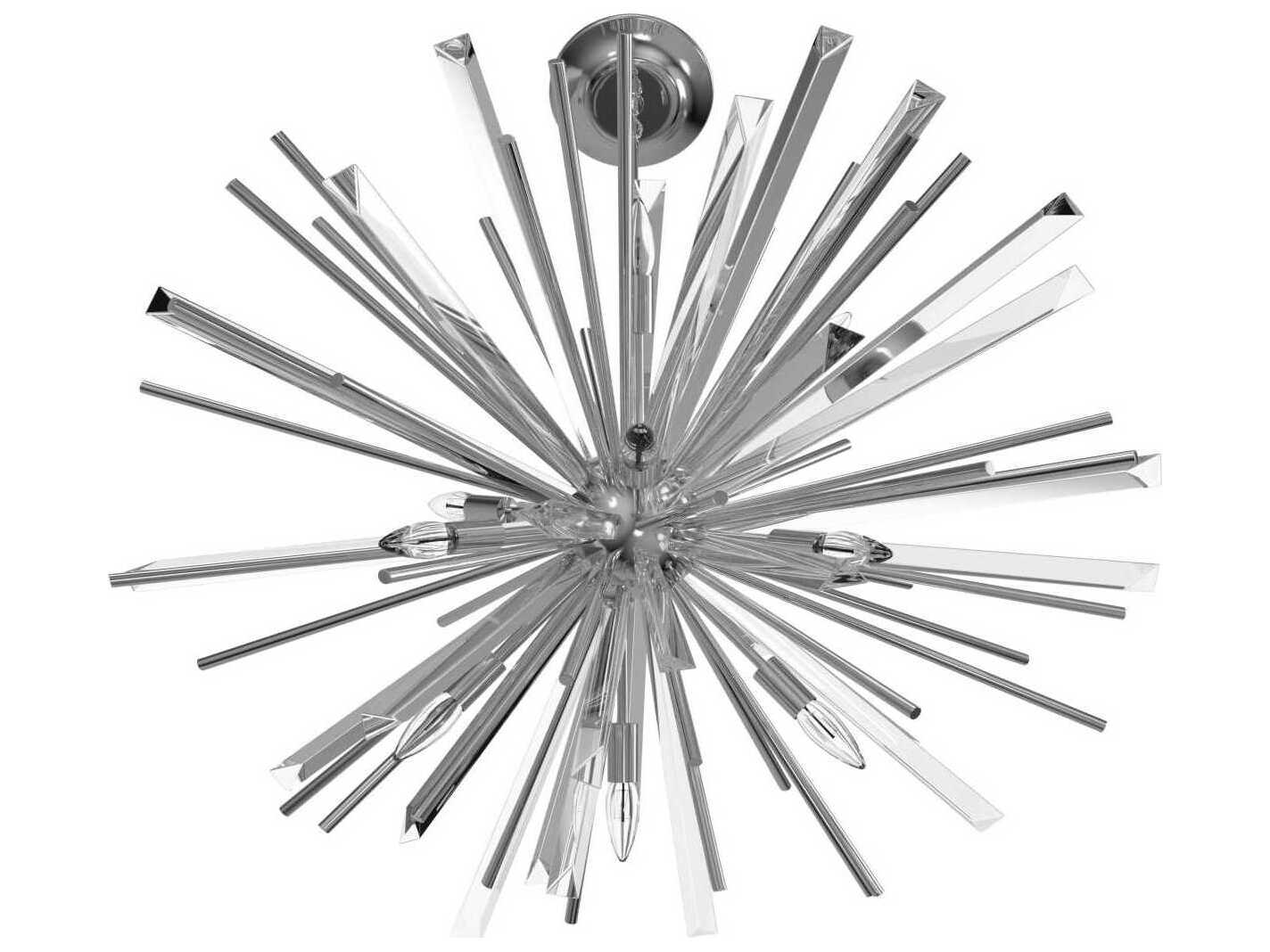 Avenue Lighting Palisades Ave 8-Light Chrome Sputnik Pendant