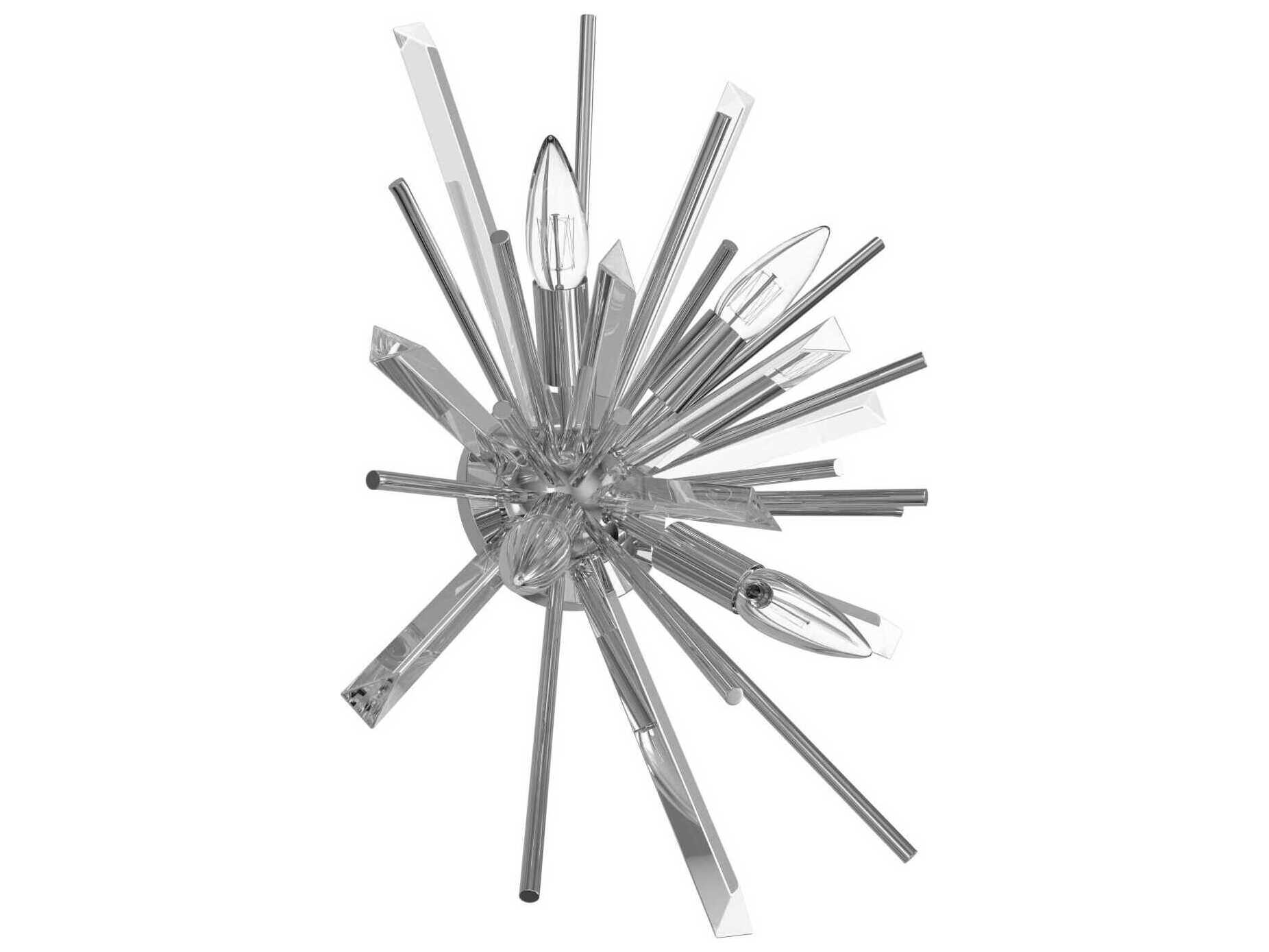 Avenue Lighting Palisades Ave 4-Light Chrome Wall Sconce