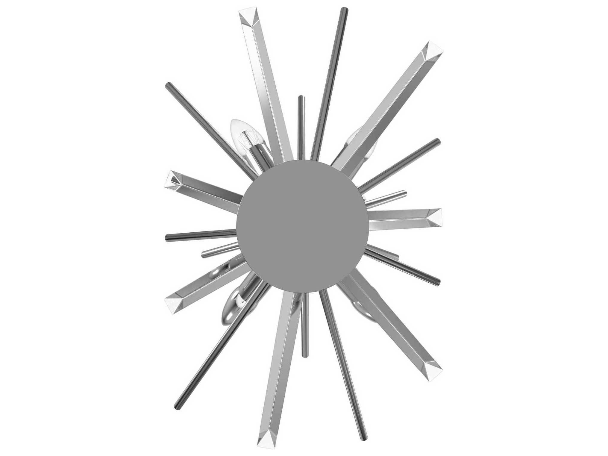 Avenue Lighting Palisades Ave 4-Light Chrome Wall Sconce