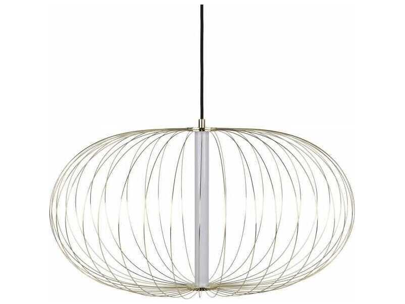 Avenue Lighting Delano Gold Round Pendant