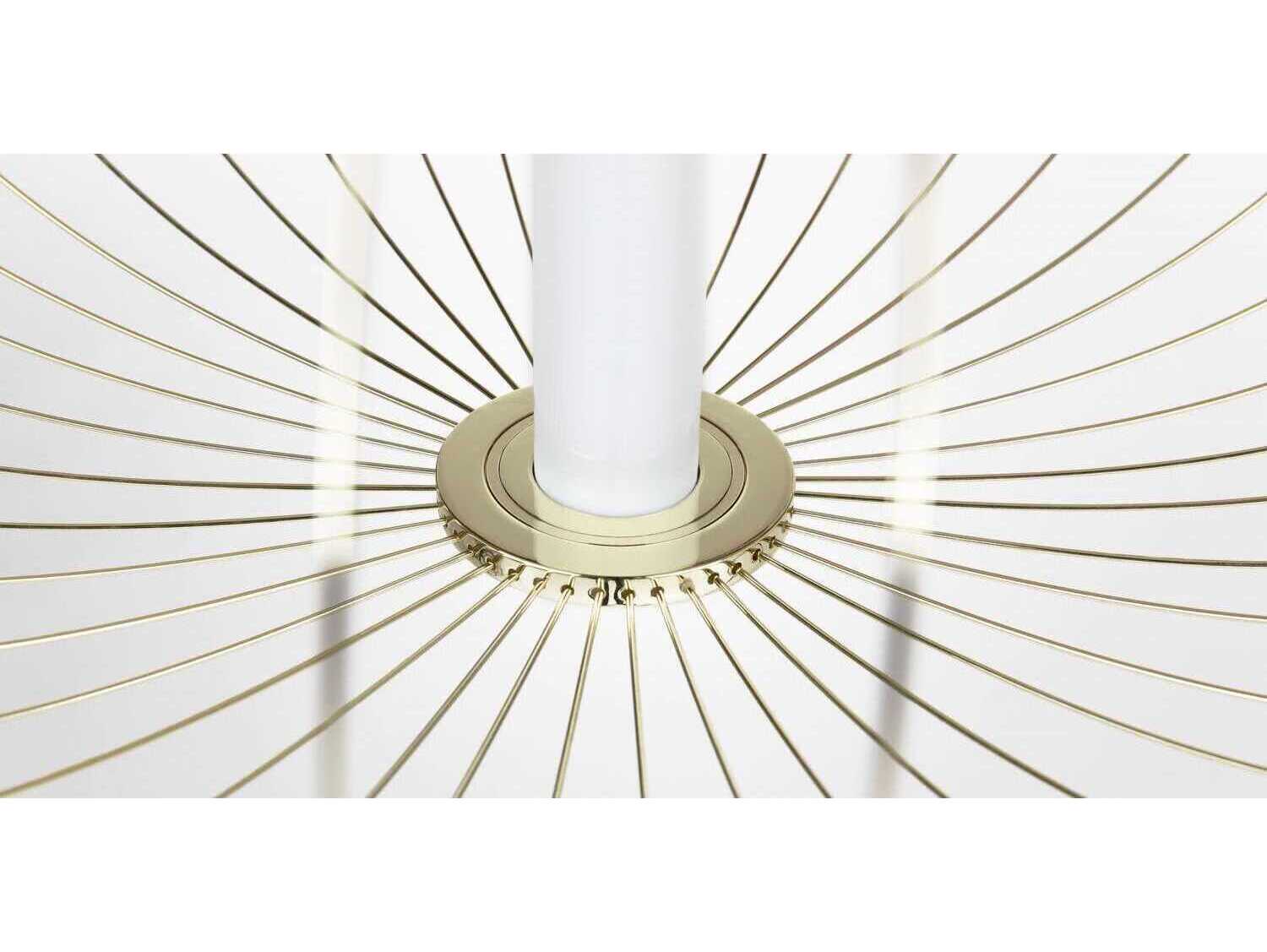 Avenue Lighting Delano Gold Round Pendant