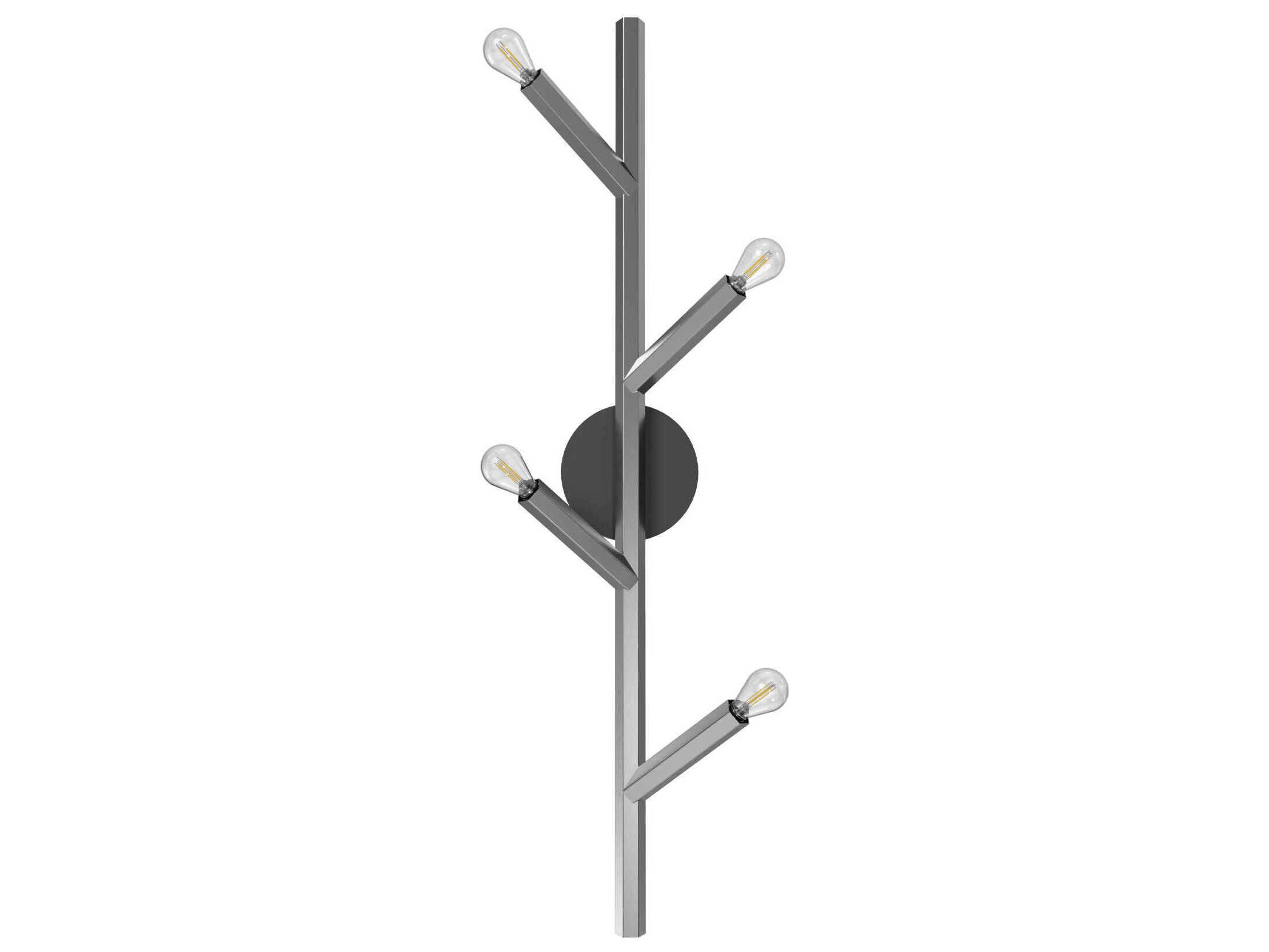 Avenue Lighting The Oaks 4-Light Polished Nickel Wall Sconce