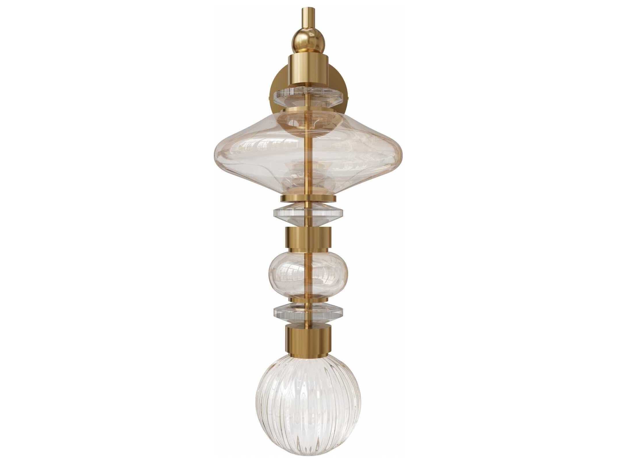 Avenue Lighting Avra Aged Brass Wall Sconce
