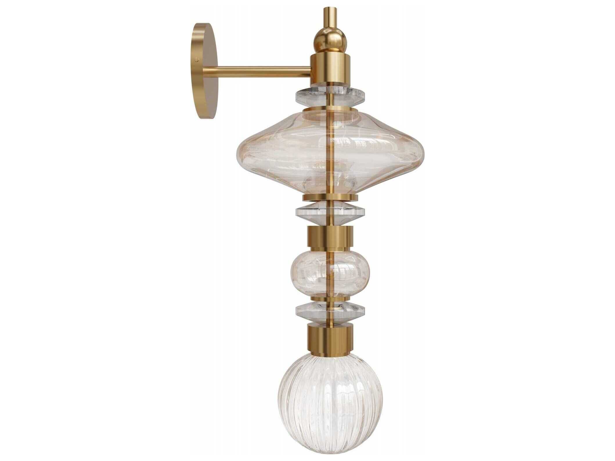 Avenue Lighting Avra Aged Brass Wall Sconce