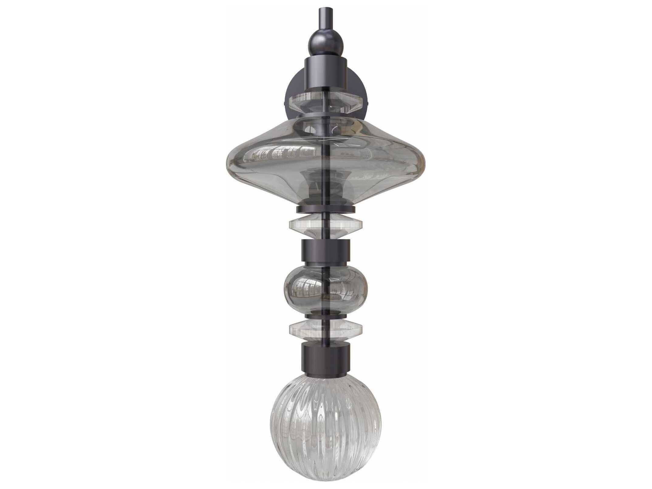 Avenue Lighting Avra 3-Light Black Wall Sconce