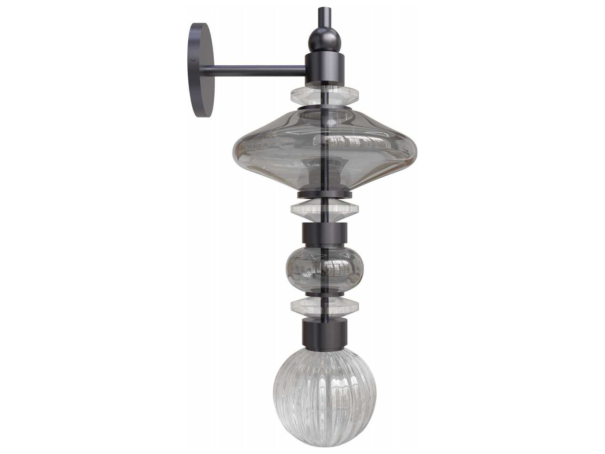 Avenue Lighting Avra 3-Light Black Wall Sconce