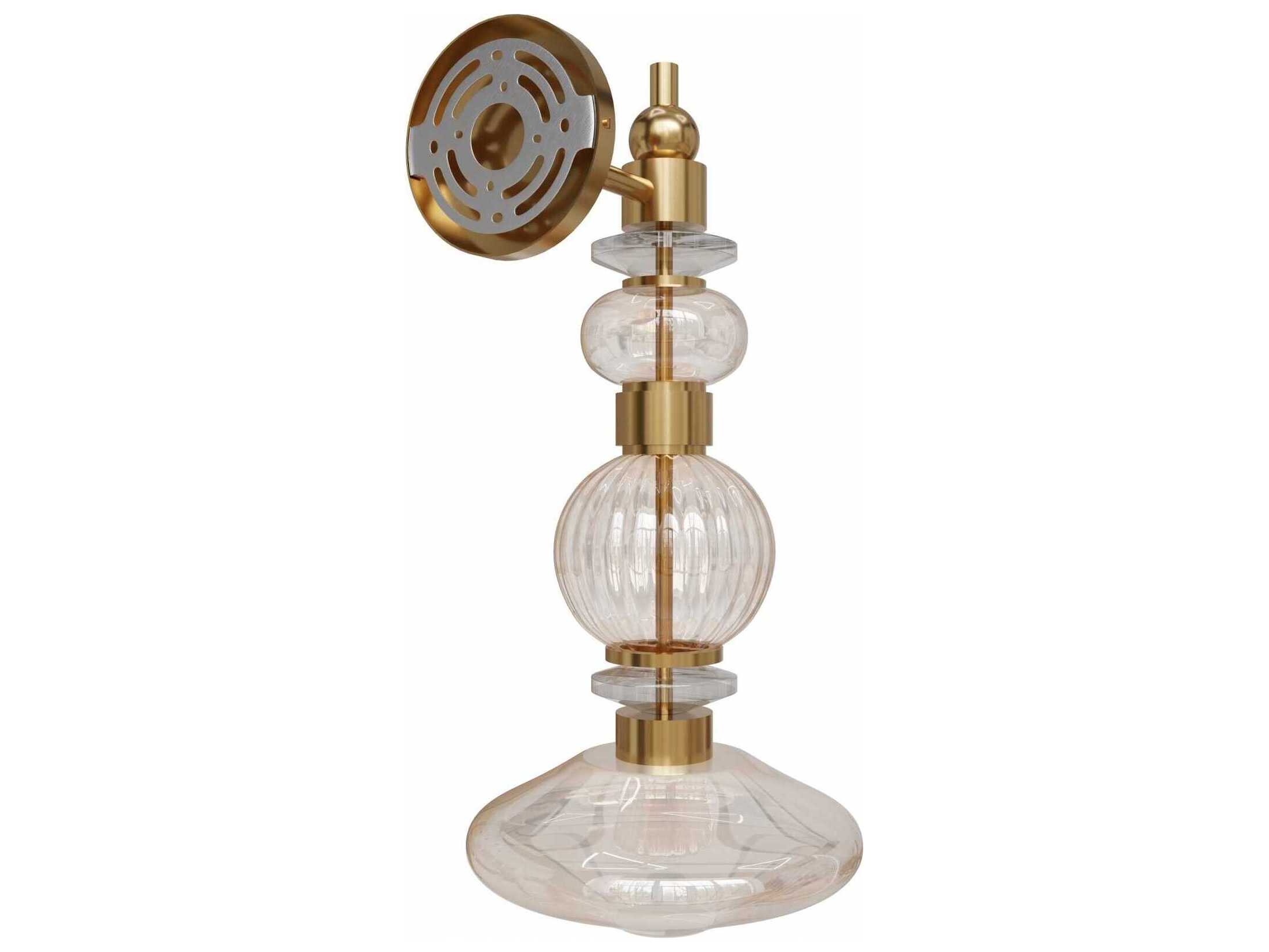 Avenue Lighting Avra Aged Brass Wall Sconce