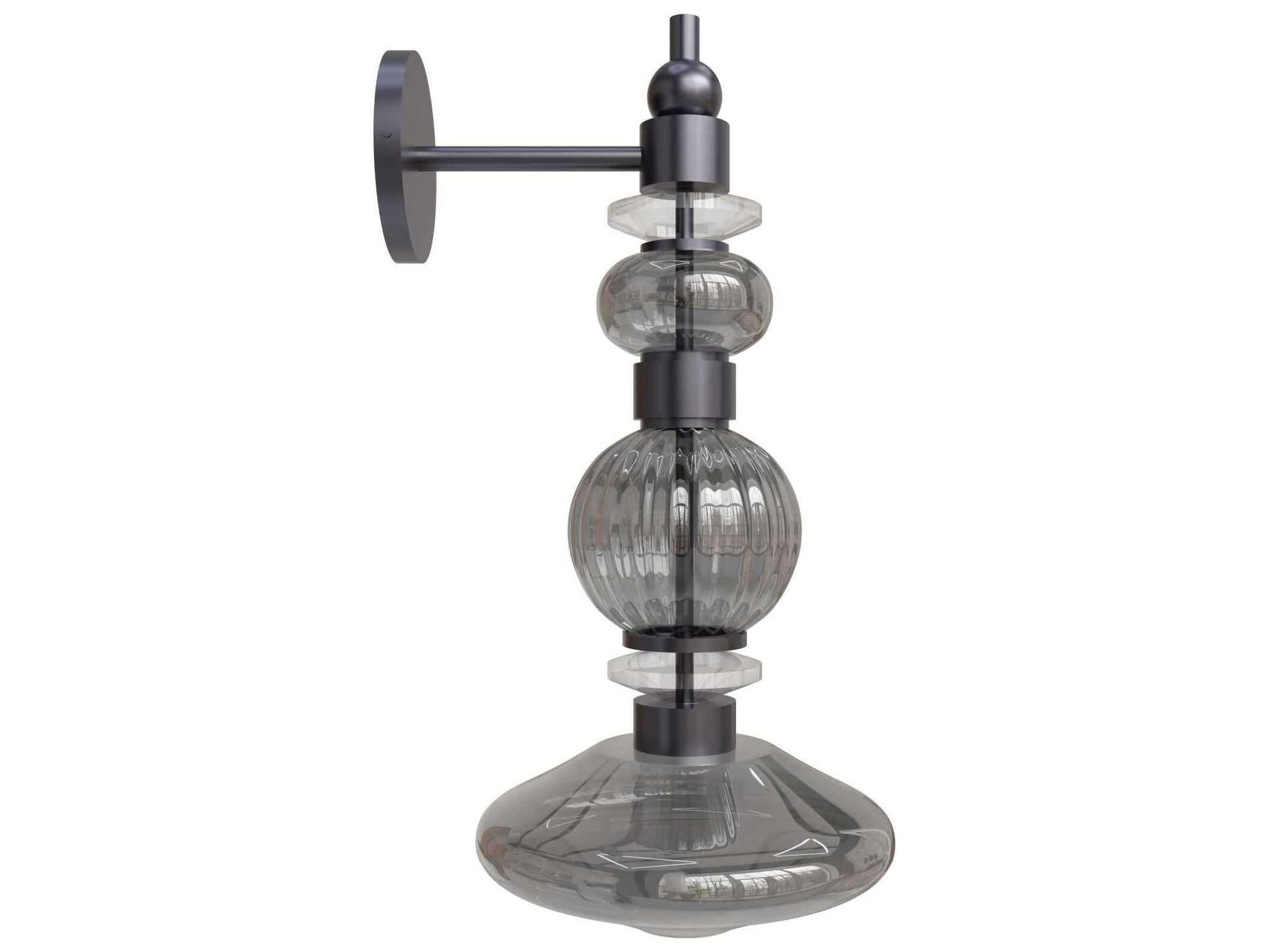 Avenue Lighting Avra 3-Light Black Wall Sconce