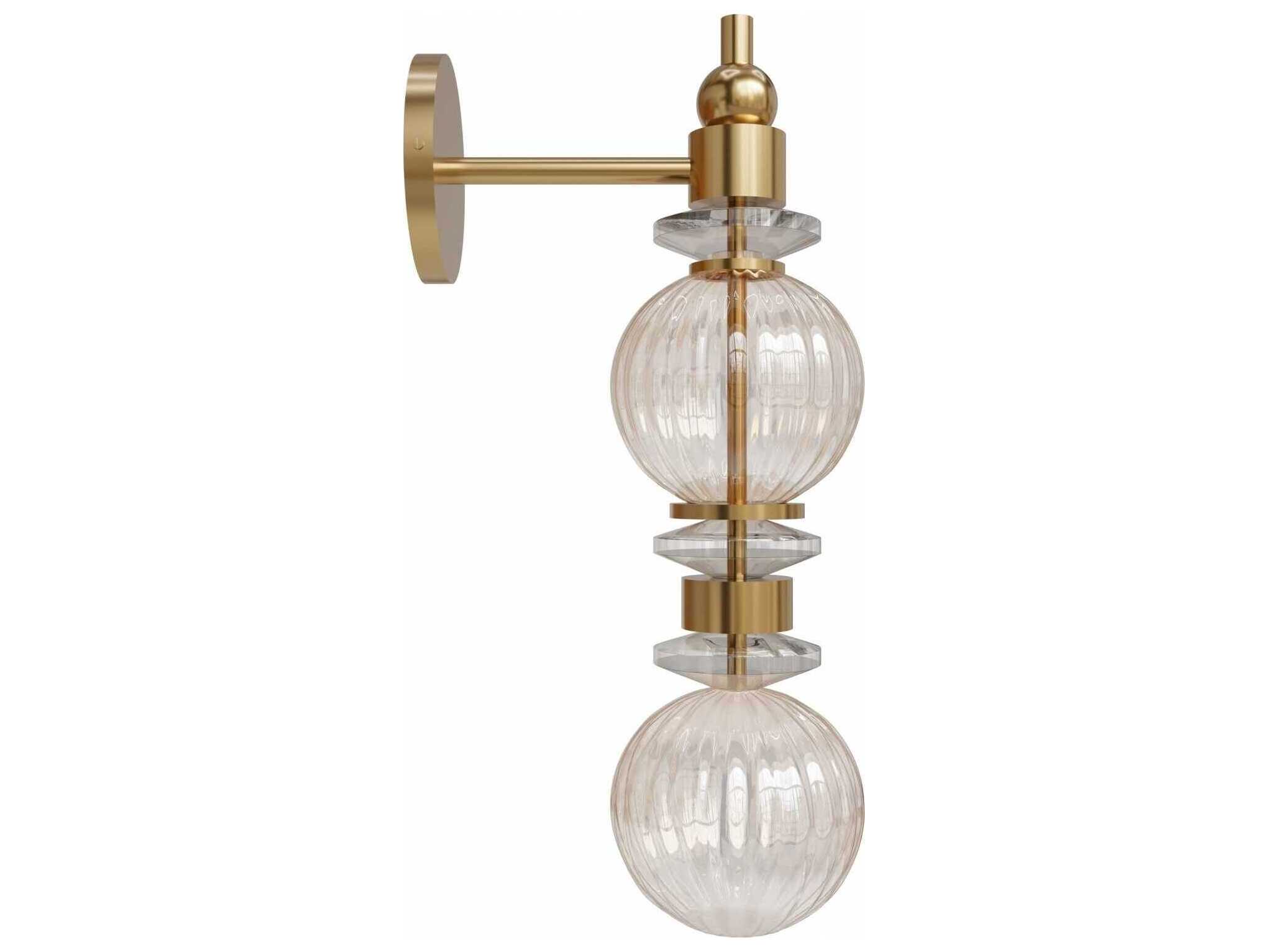 Avenue Lighting Avra Aged Brass Wall Sconce