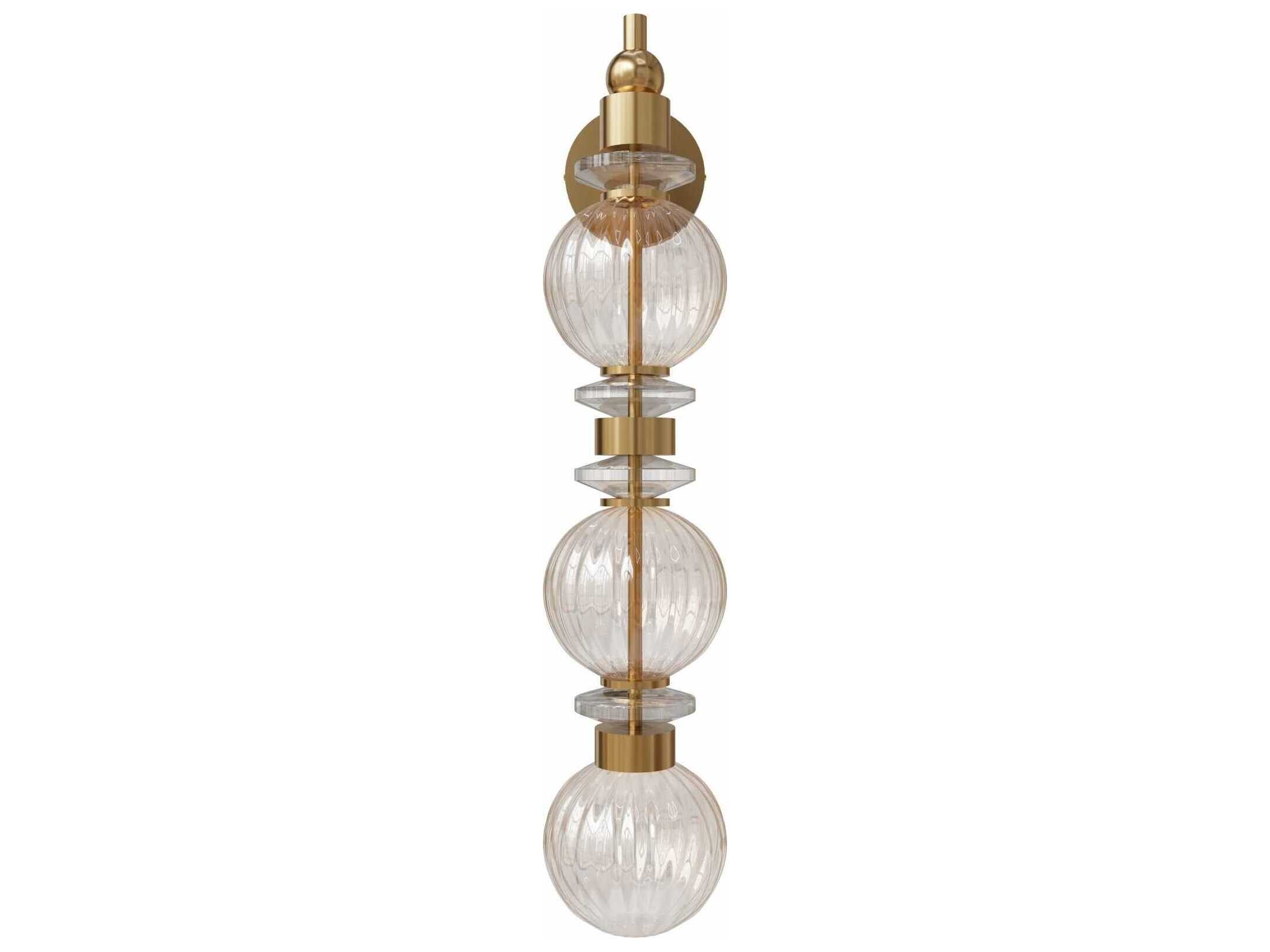 Avenue Lighting Avra Aged Brass Wall Sconce