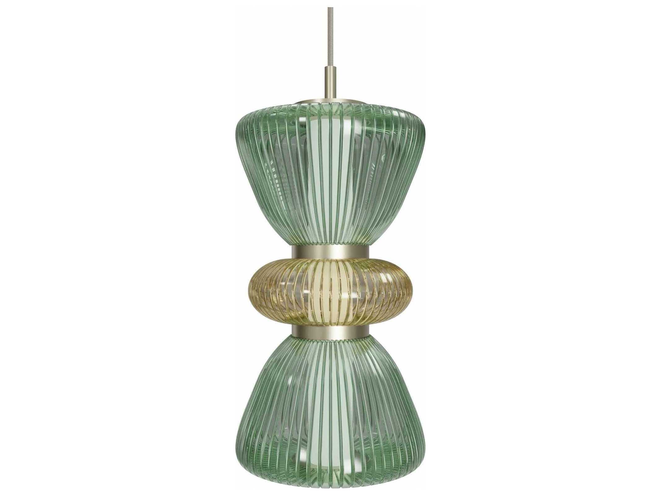 Avenue Lighting Rosewood 2-Light Aged Brass Mini Pendant