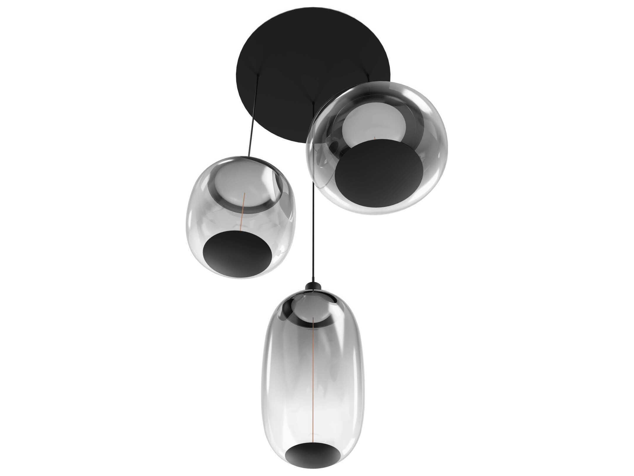 Avenue Lighting Monaco 1-Light Black Mini Pendant