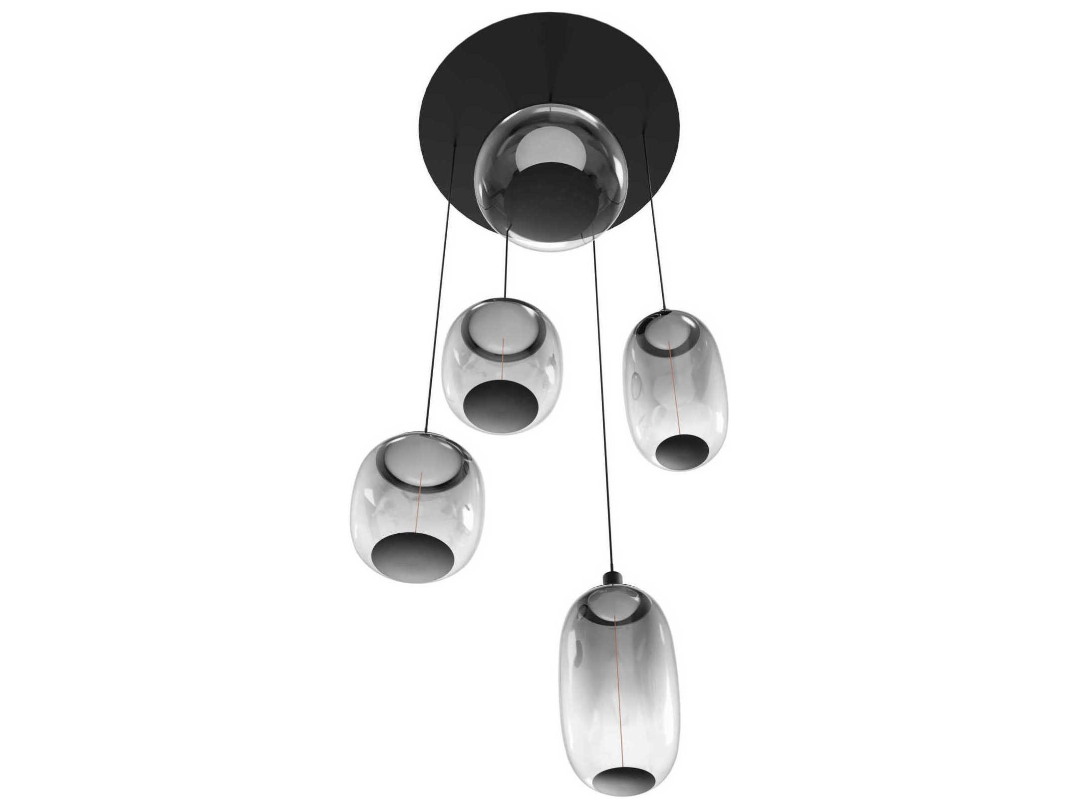 Avenue Lighting Monaco 1-Light Black Pendant
