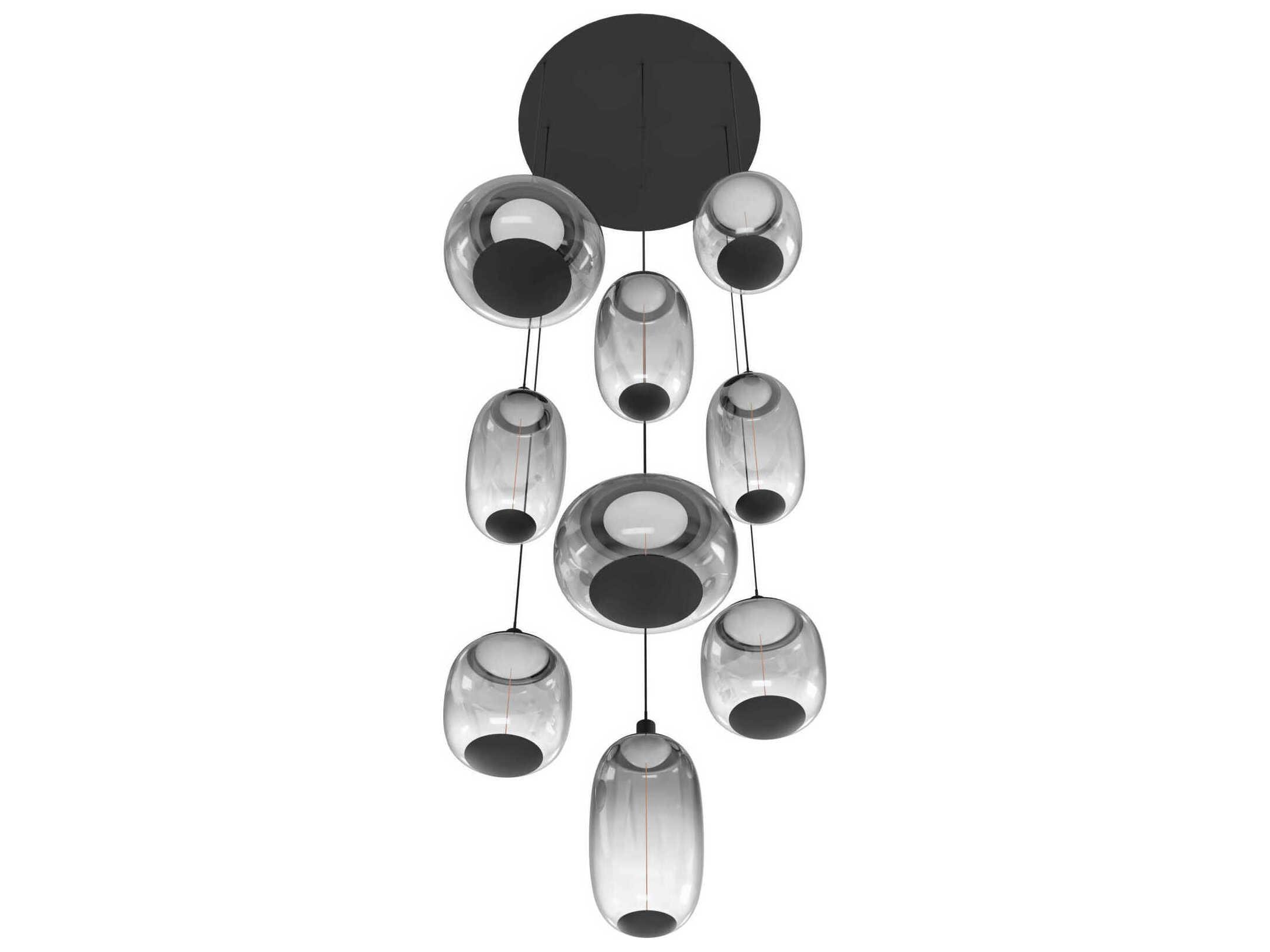 Avenue Lighting Monaco 1-Light Black Pendant