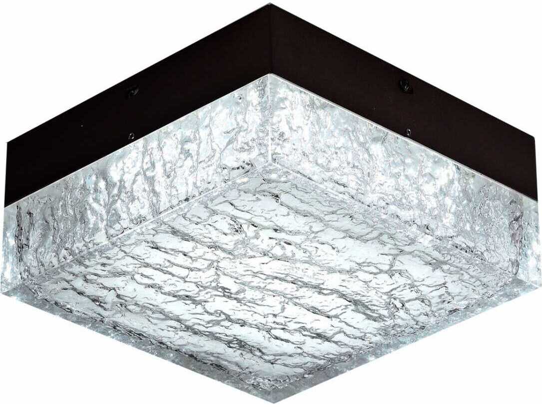 Avenue Lighting Cermack St Black Flush Mount