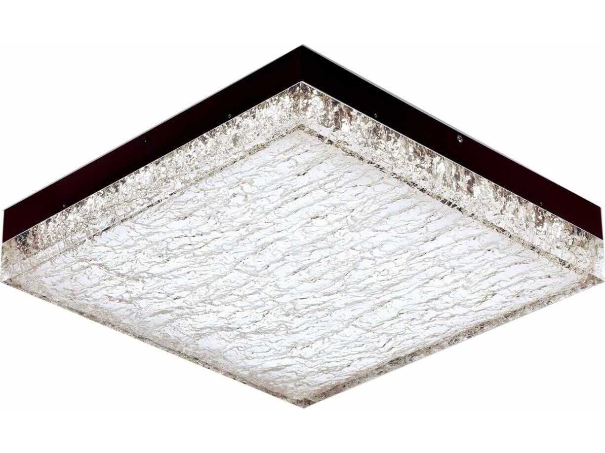 Avenue Lighting Cermack St Black Flush Mount