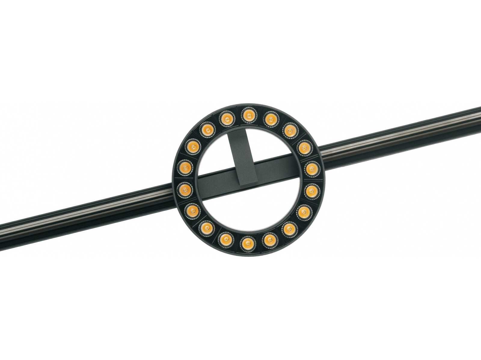 Avenue Lighting Magnetix Black Halo Round Dot Track & Rail Light