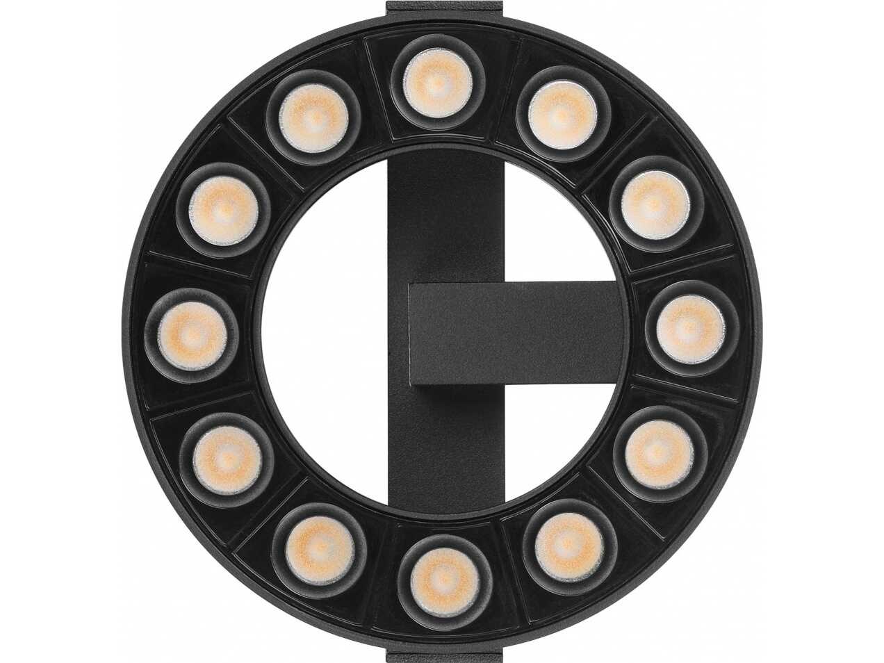 Avenue Lighting Magnetix Black Halo Round Dot Track & Rail Light