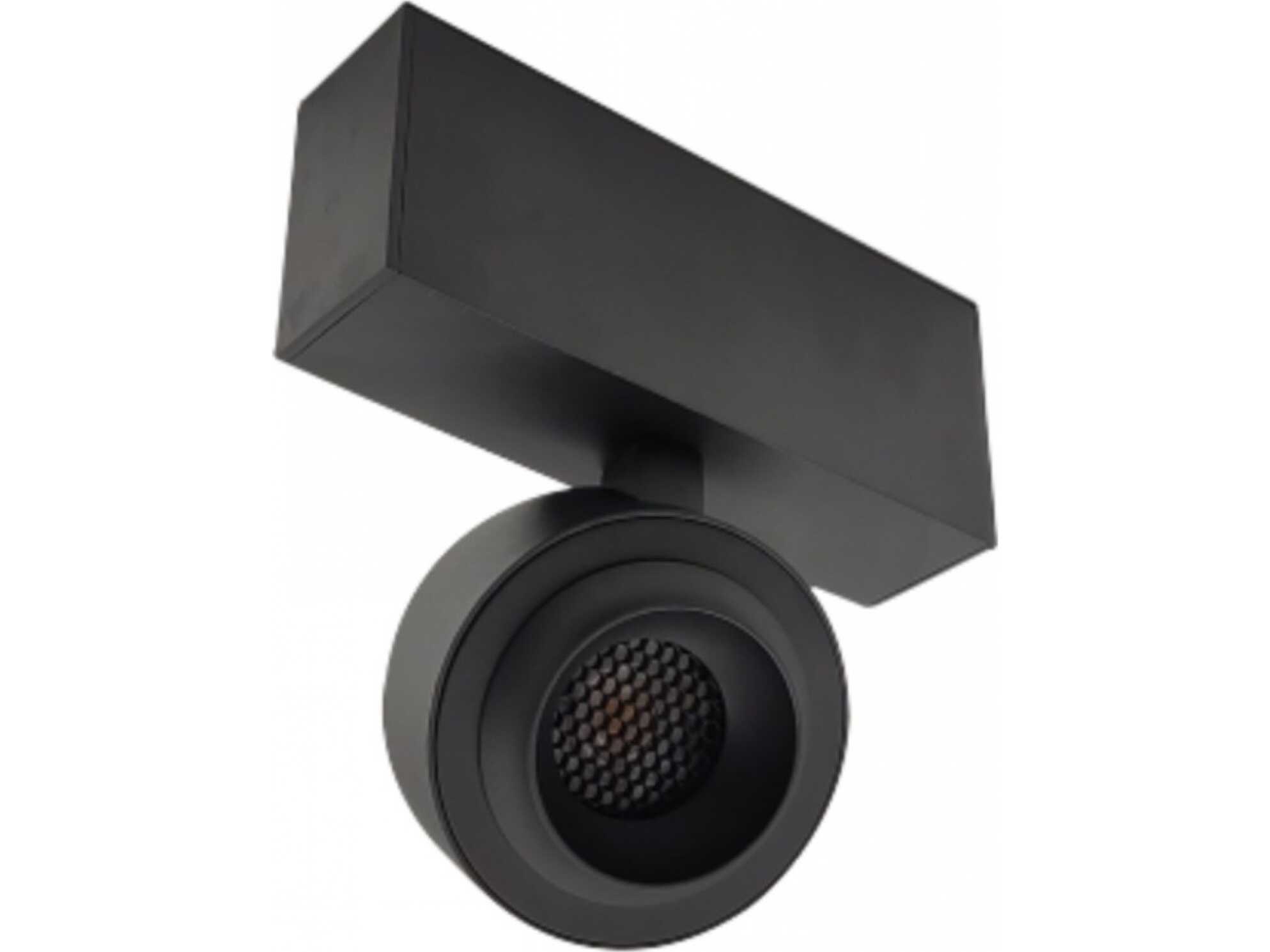 Avenue Lighting Magnetix Black Round Slim Spot Light with Honeycomb Diffuser