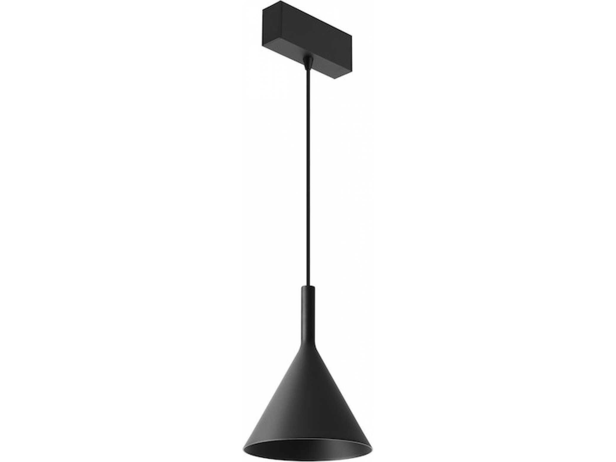 Avenue Lighting Magnetix Black Cone-Shaped Mini Track & Rail Pendant