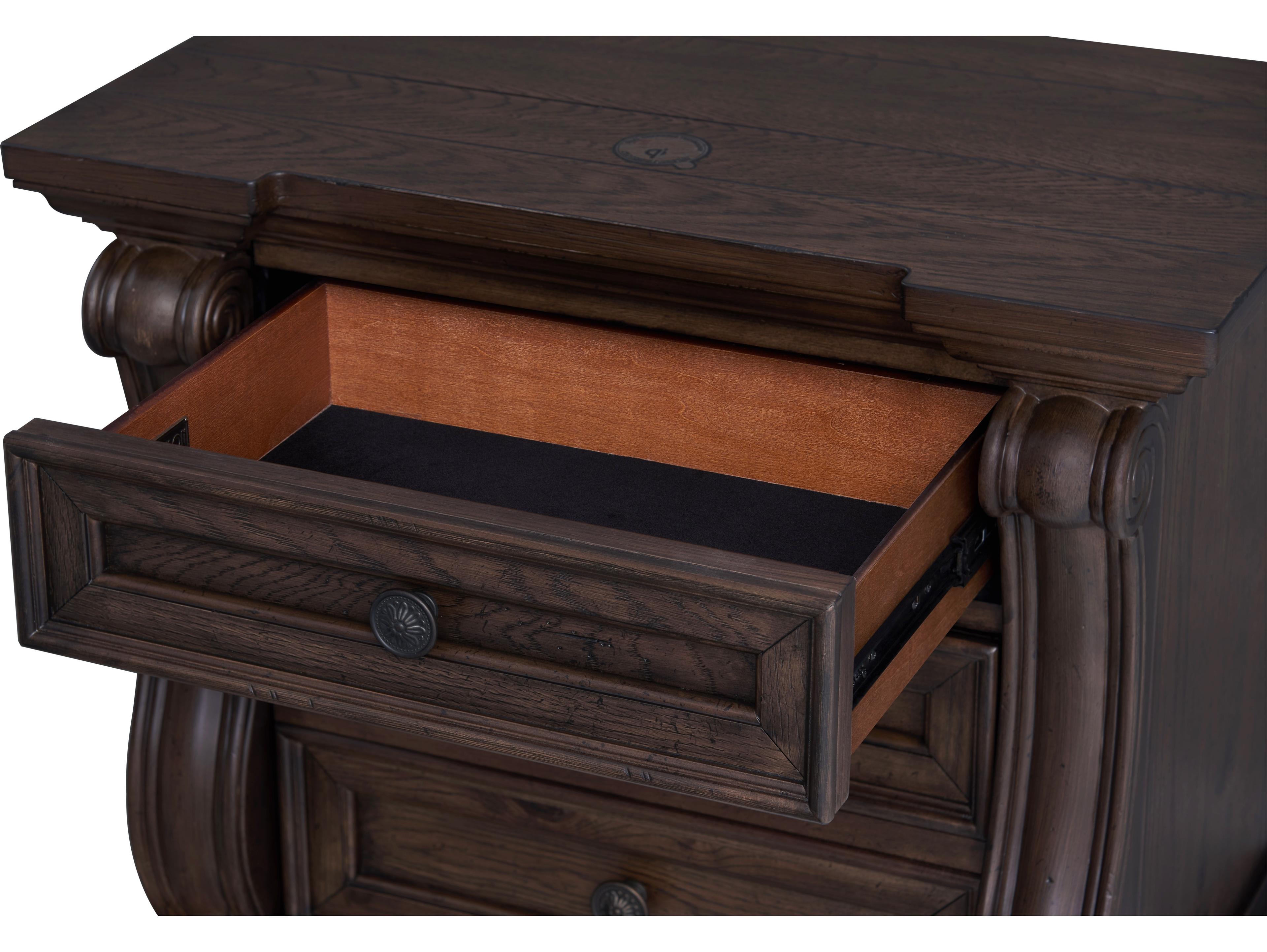 Avalon Furniture 3-Drawers Hardwood Nightstand