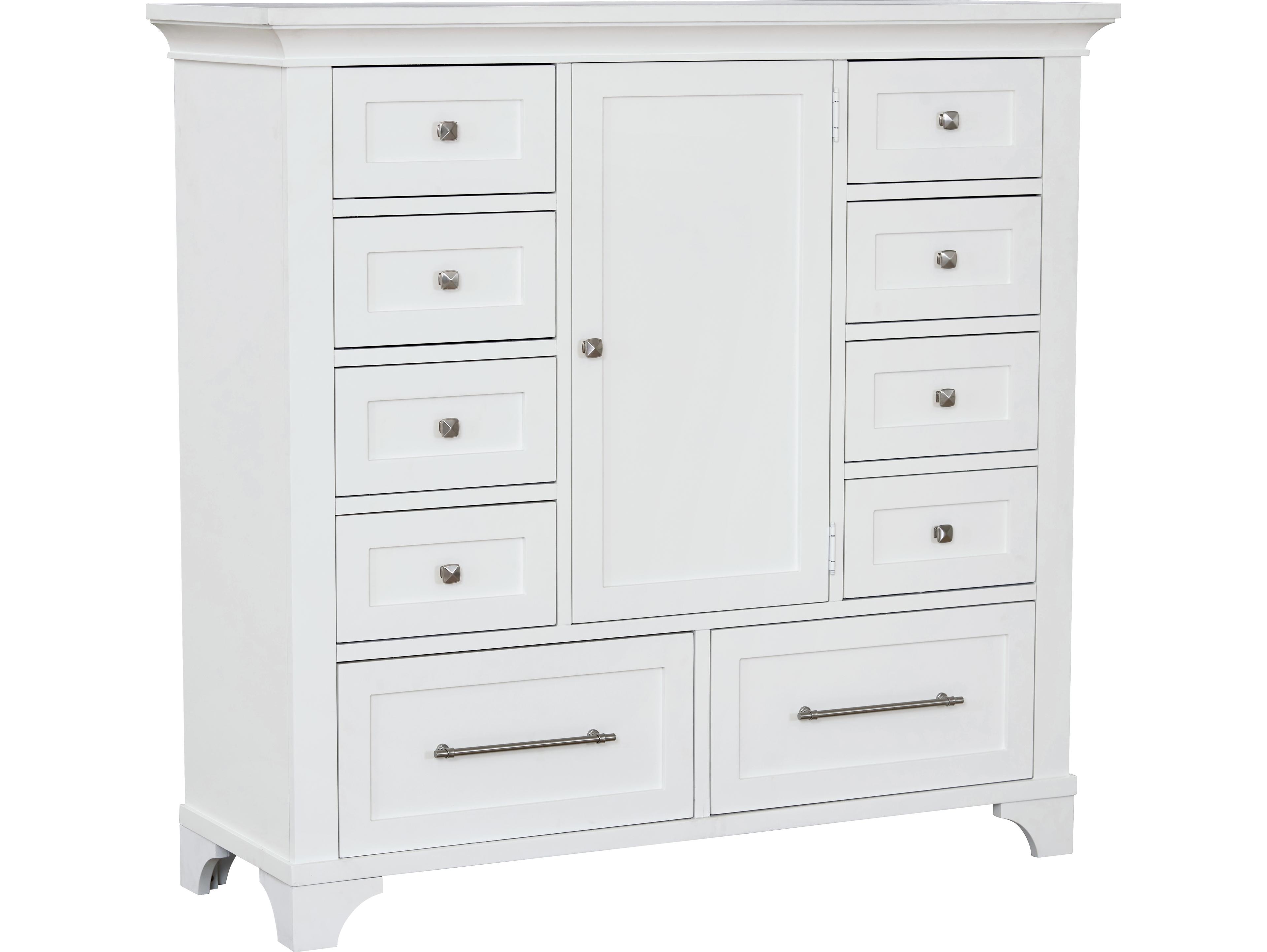 Avalon Furniture White Pine Wood Accent Chest