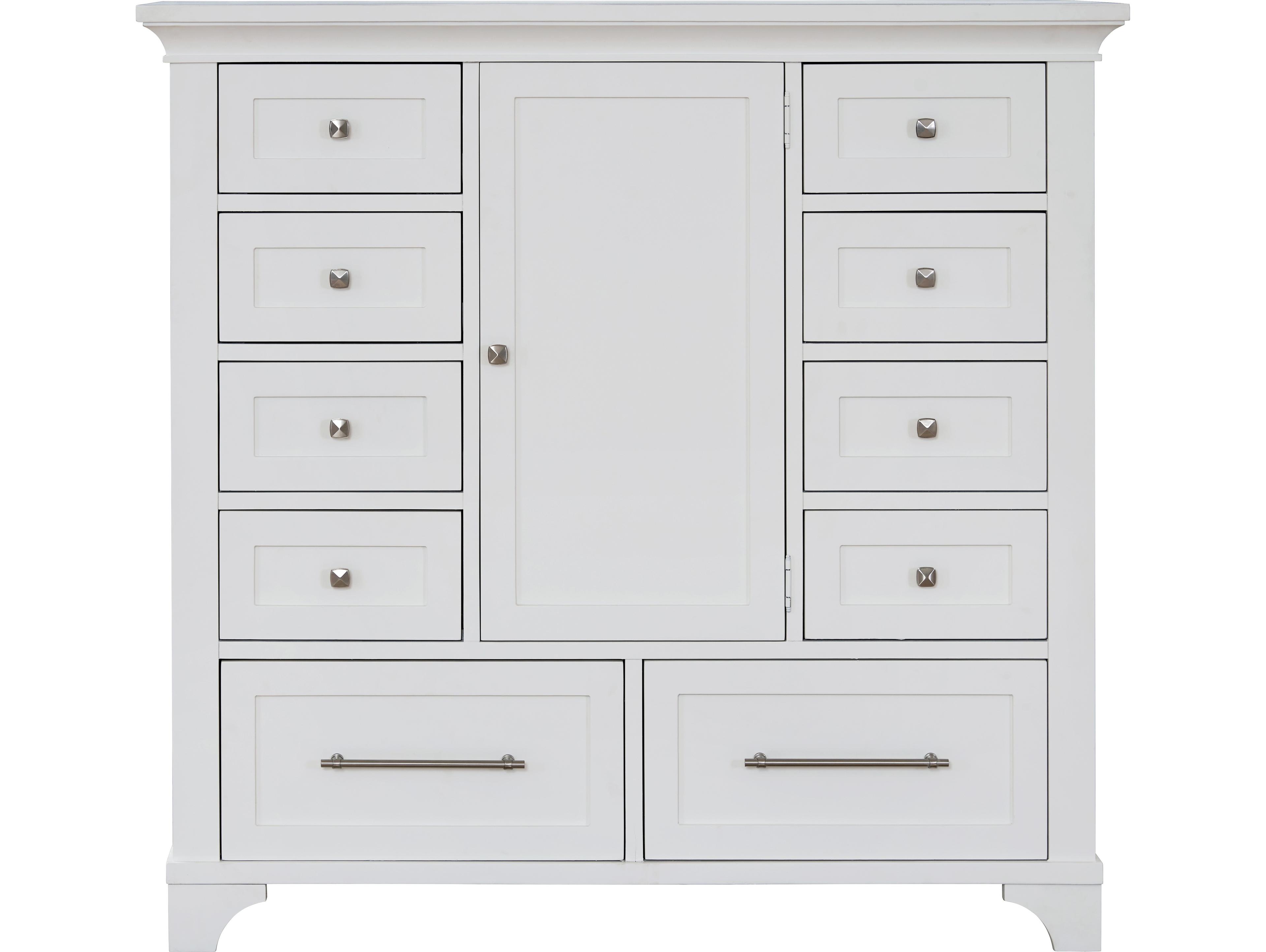 Avalon Furniture White Pine Wood Accent Chest