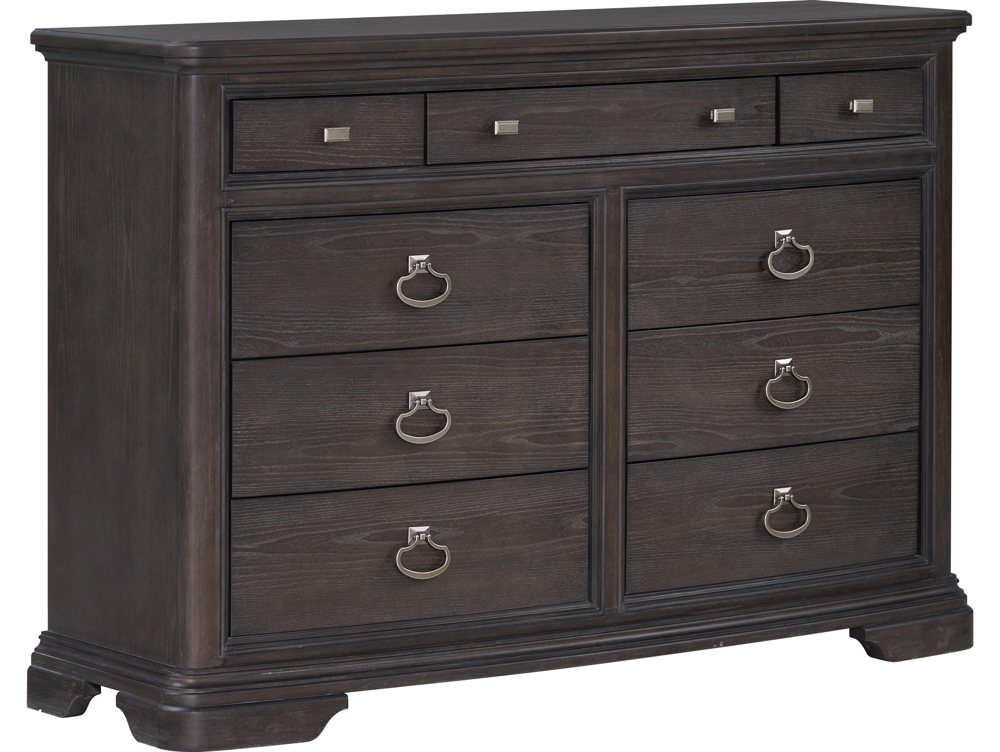 Avalon Furniture Brown Rubberwood Double Dresser