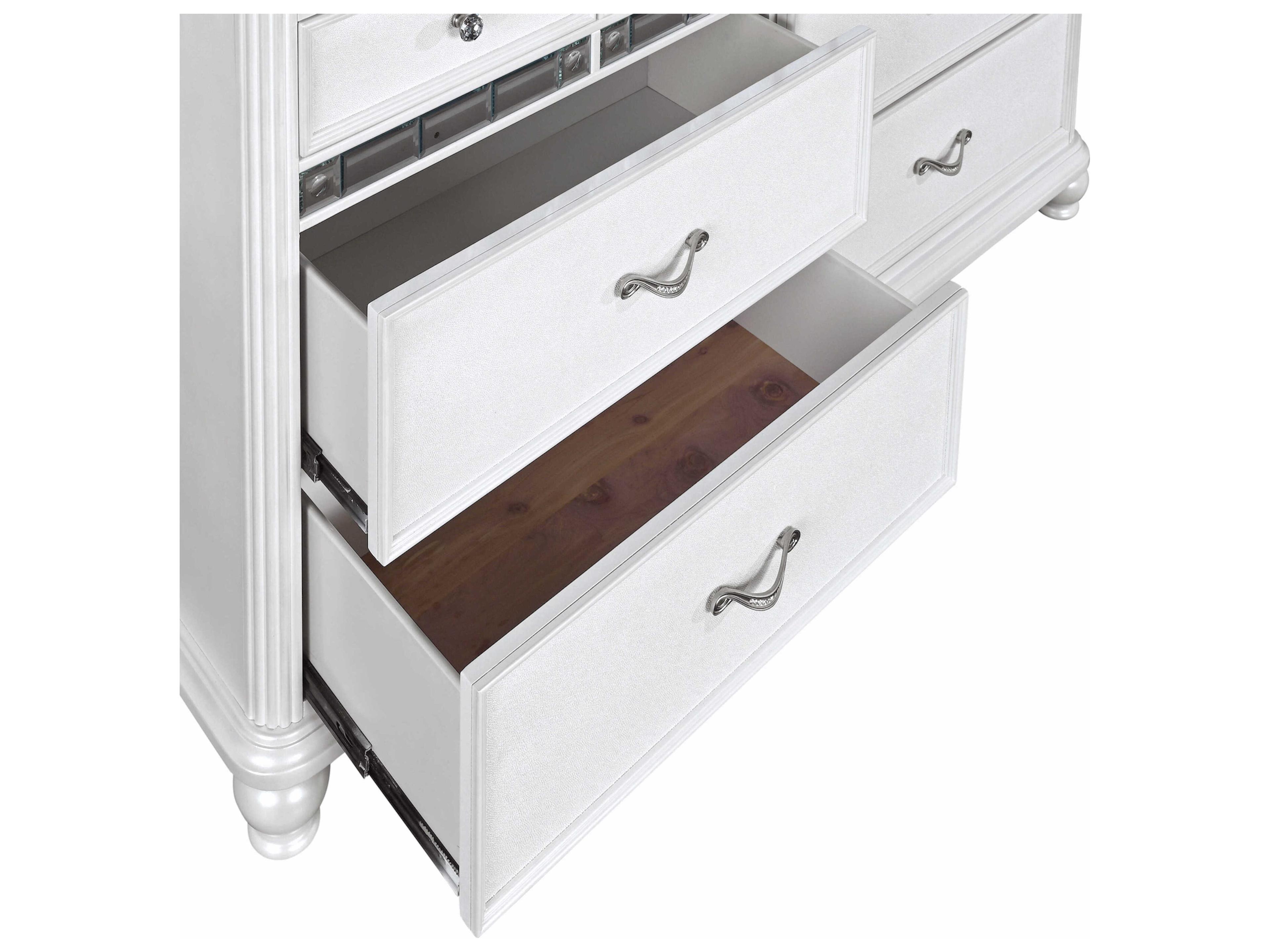 Avalon Furniture 7-Drawers Hardwood Double Dresser with Mirror