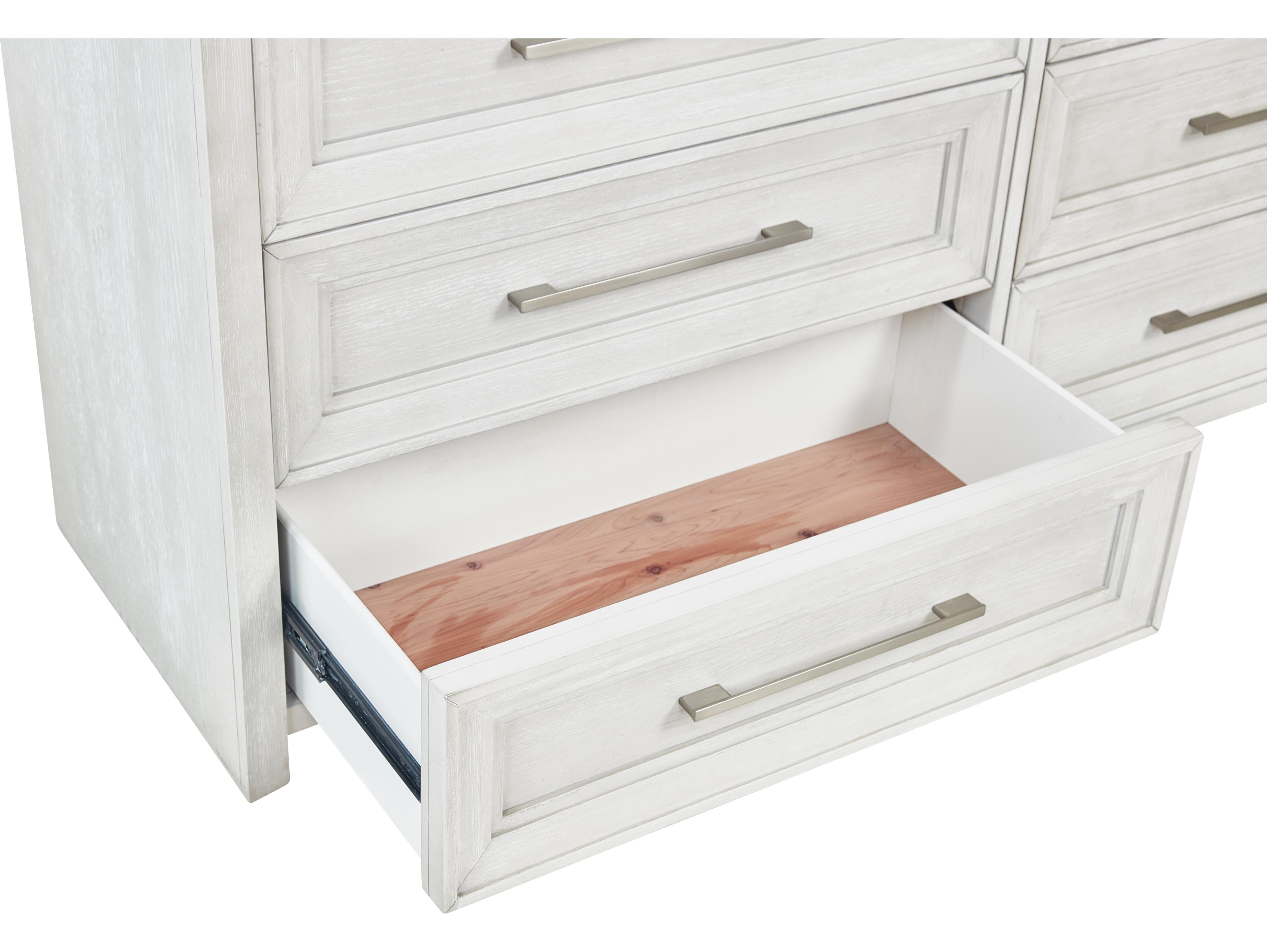 Avalon Furniture Silver Oak Wood Double Dresser