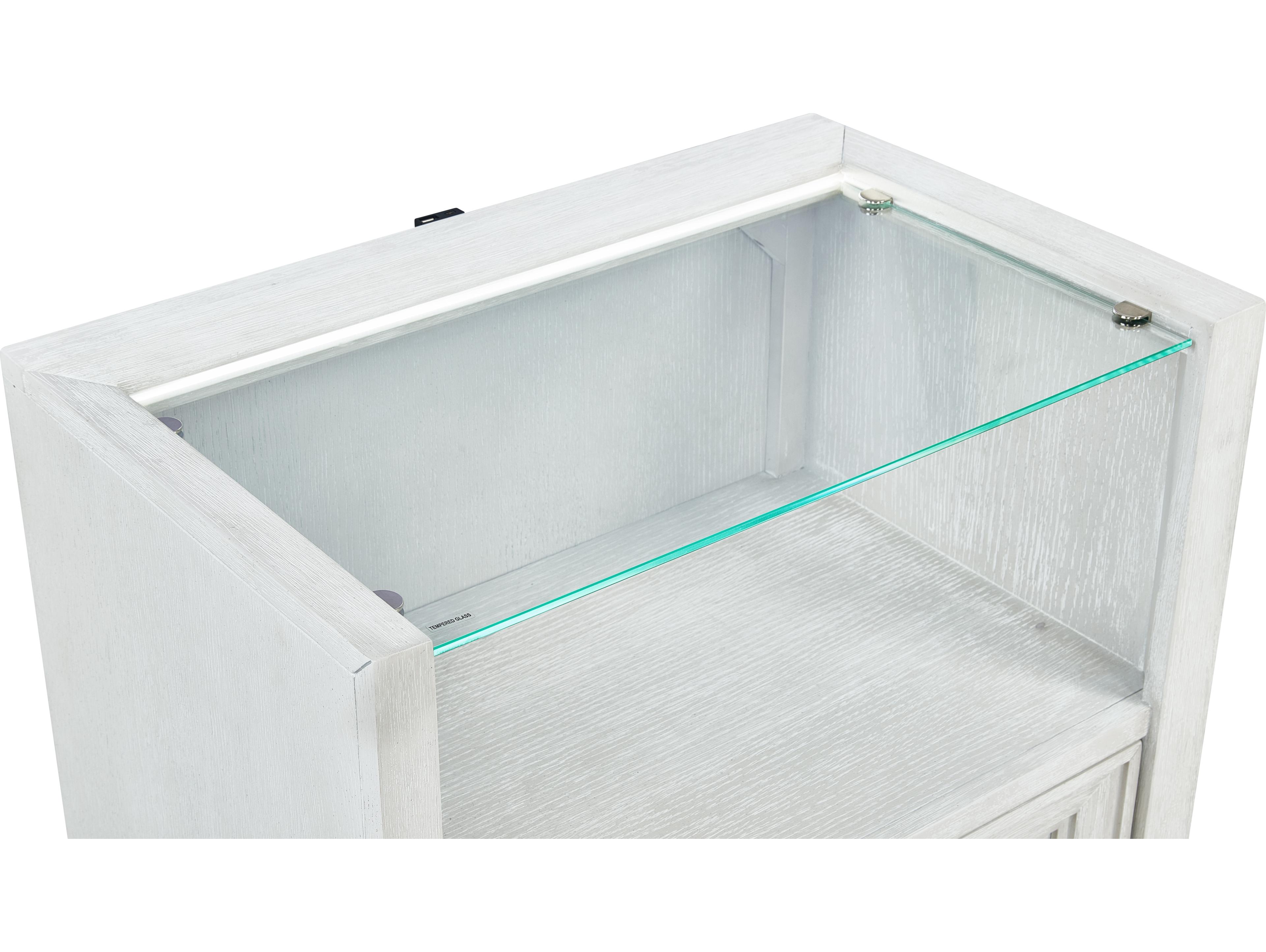 Avalon Furniture 1-Drawer Oak Wood Nightstand