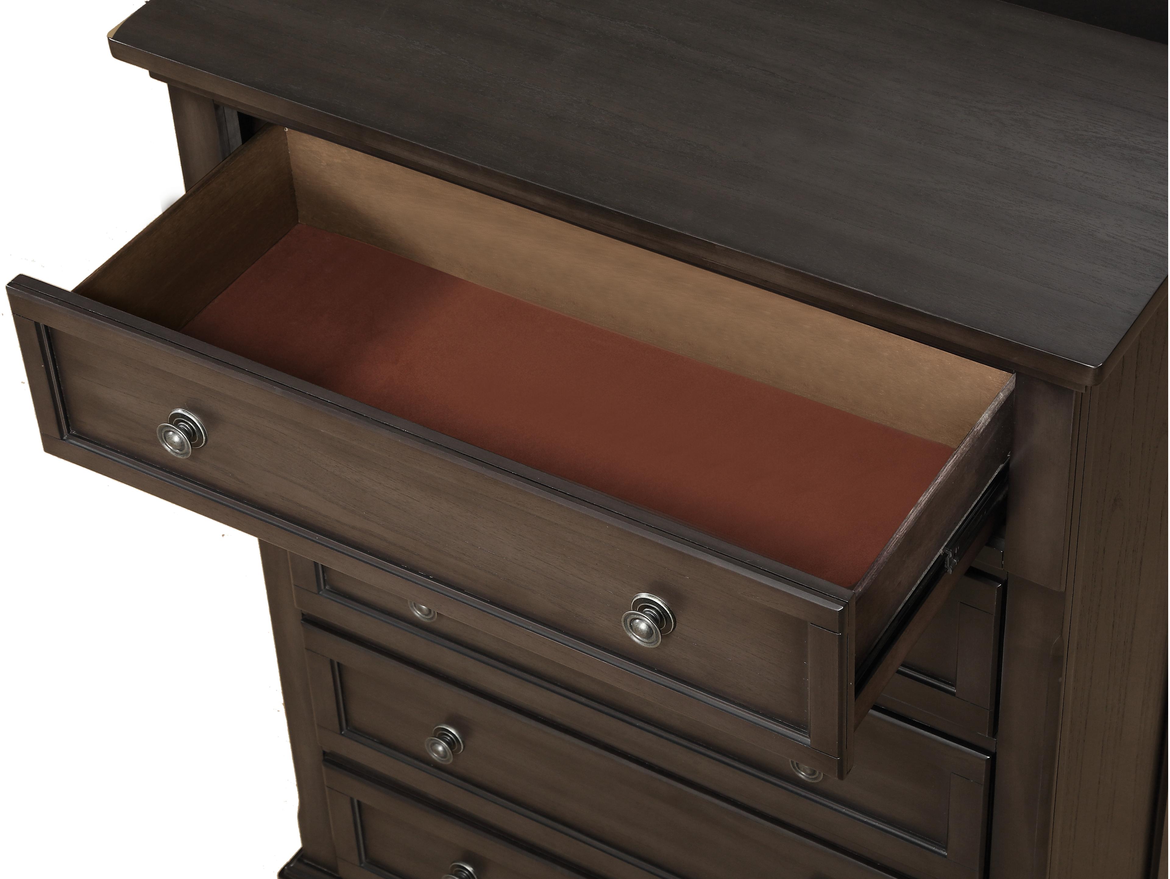 Avalon Furniture Gray Pine Wood Accent Chest