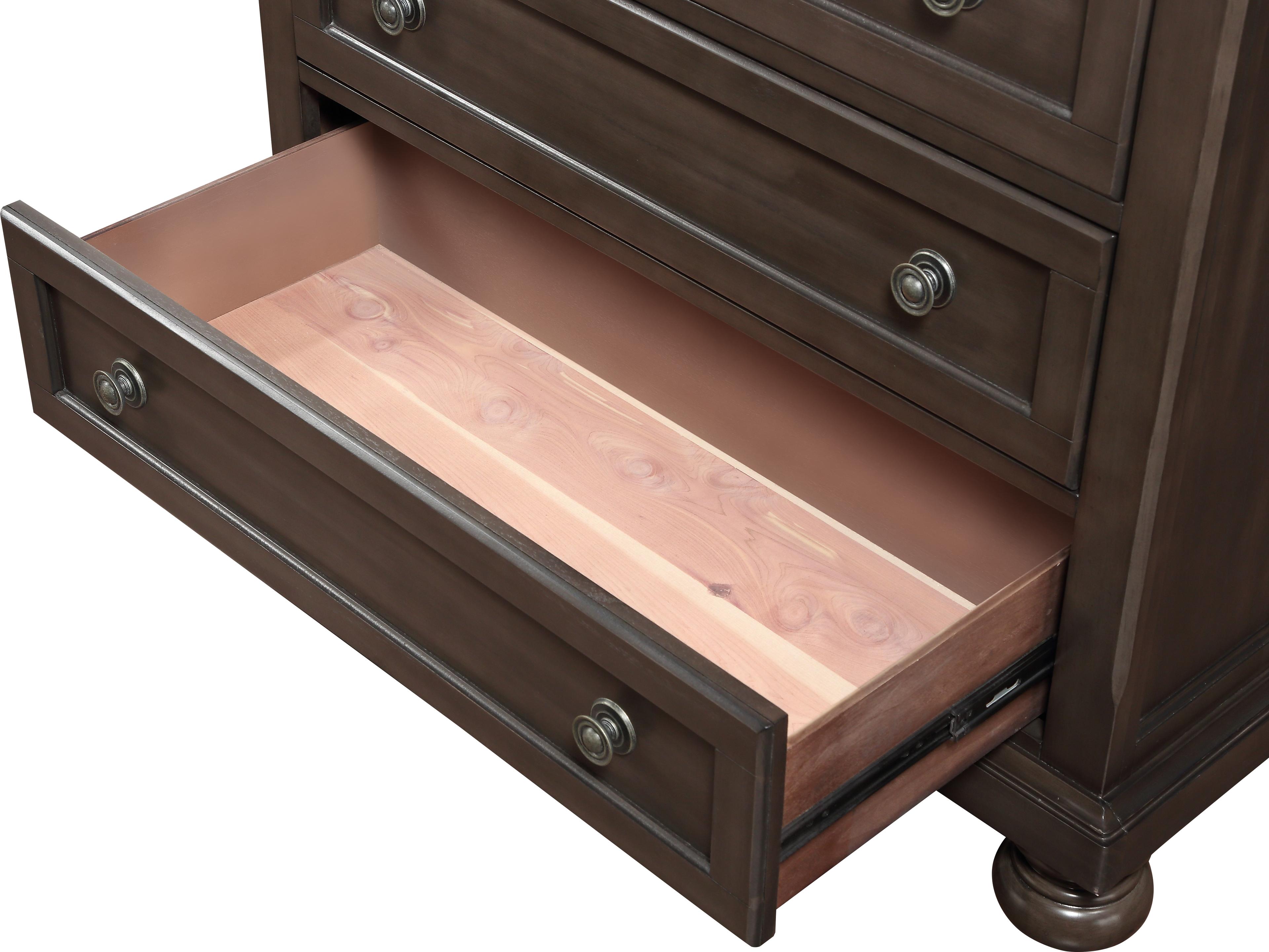 Avalon Furniture Gray Pine Wood Accent Chest