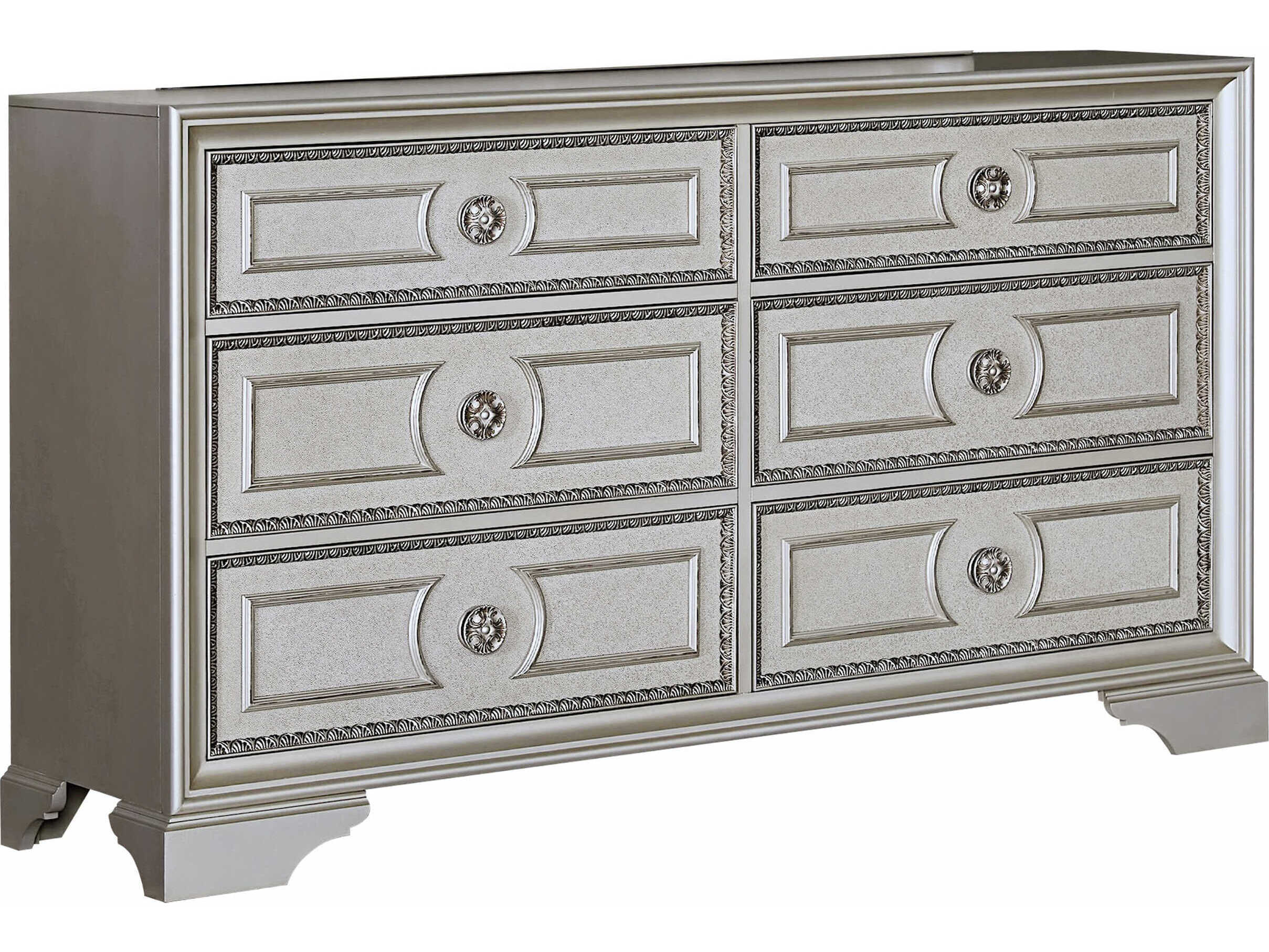 Avalon Furniture 6-Drawers Birch Wood Double Dresser